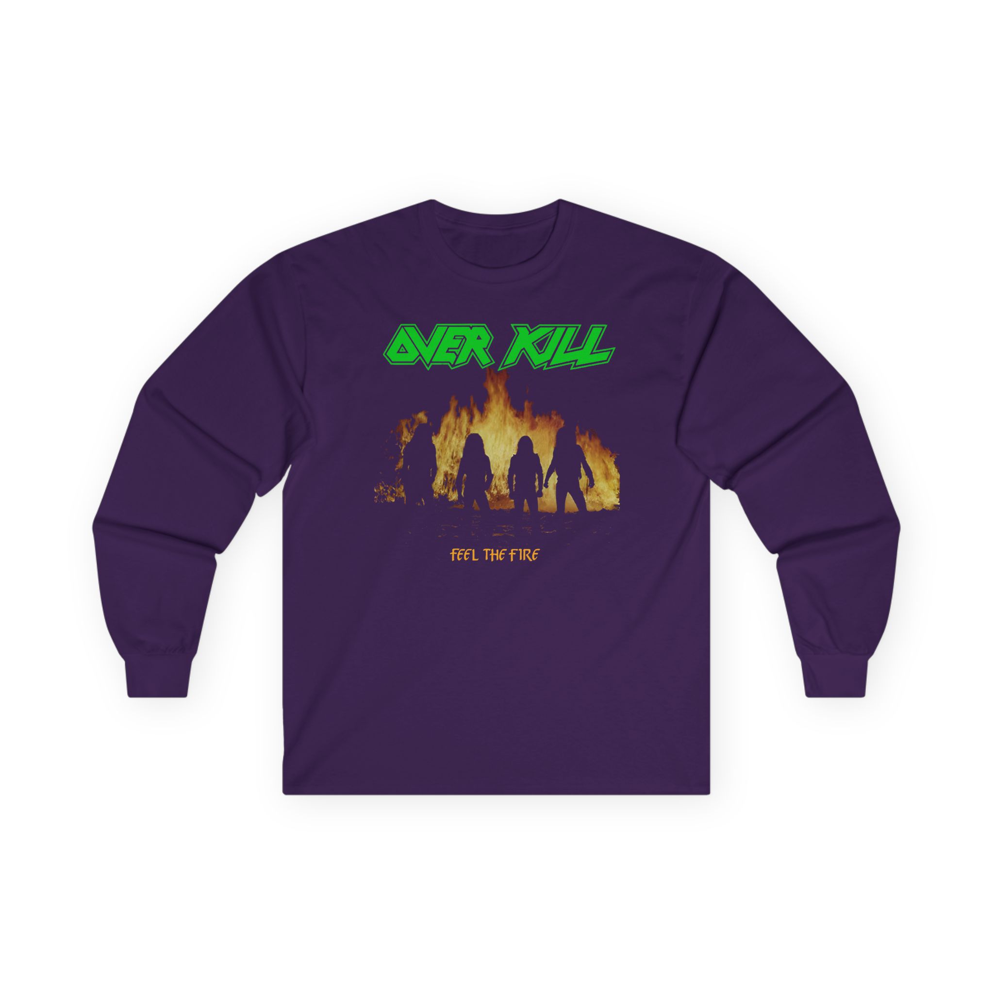 Overkill Feel the Fire Unisex Ultra Cotton Long Sleeve Tee