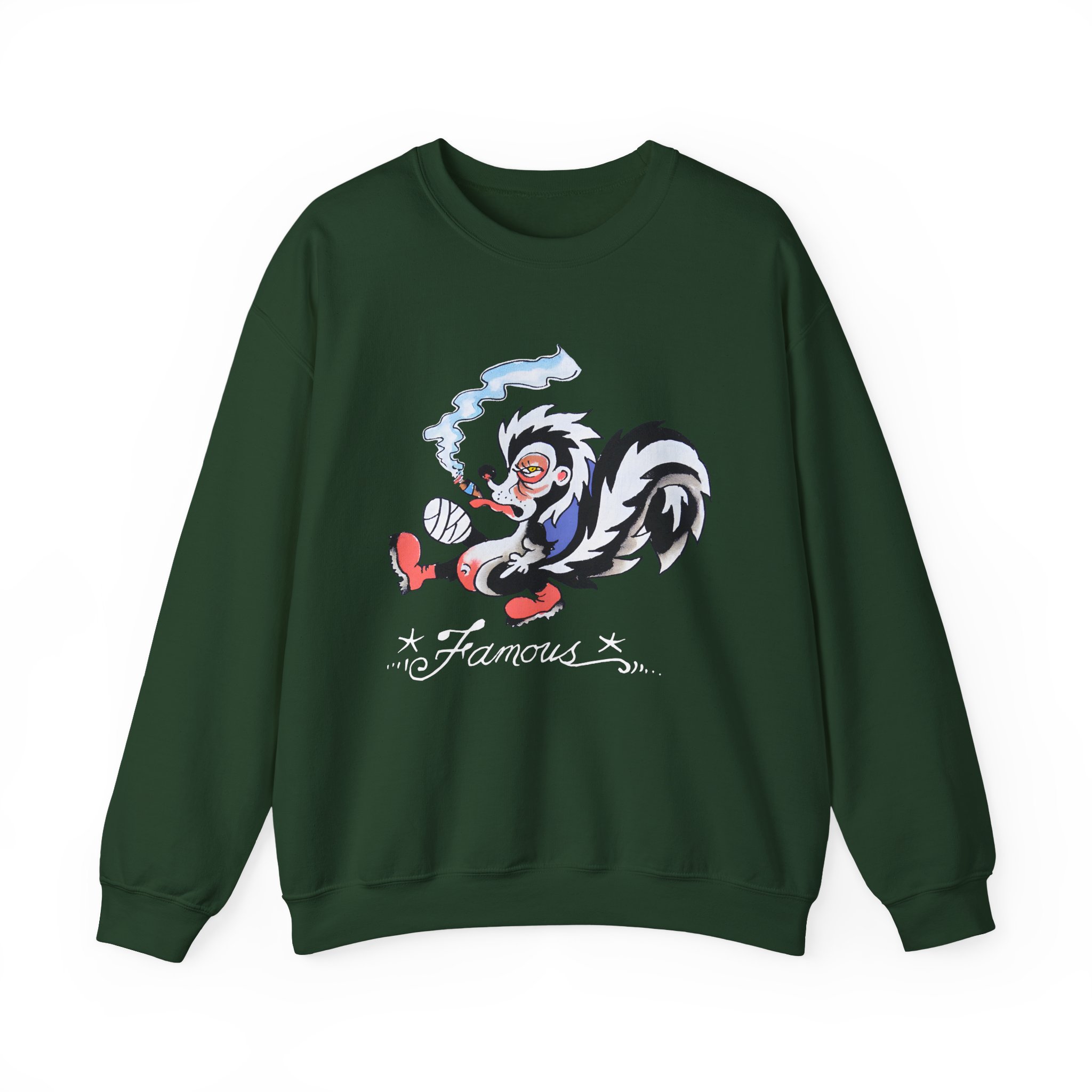 Kim Petras Famous Skunk Boxy Unisex Heavy Blendâ„¢ Crewneck Sweatshirt