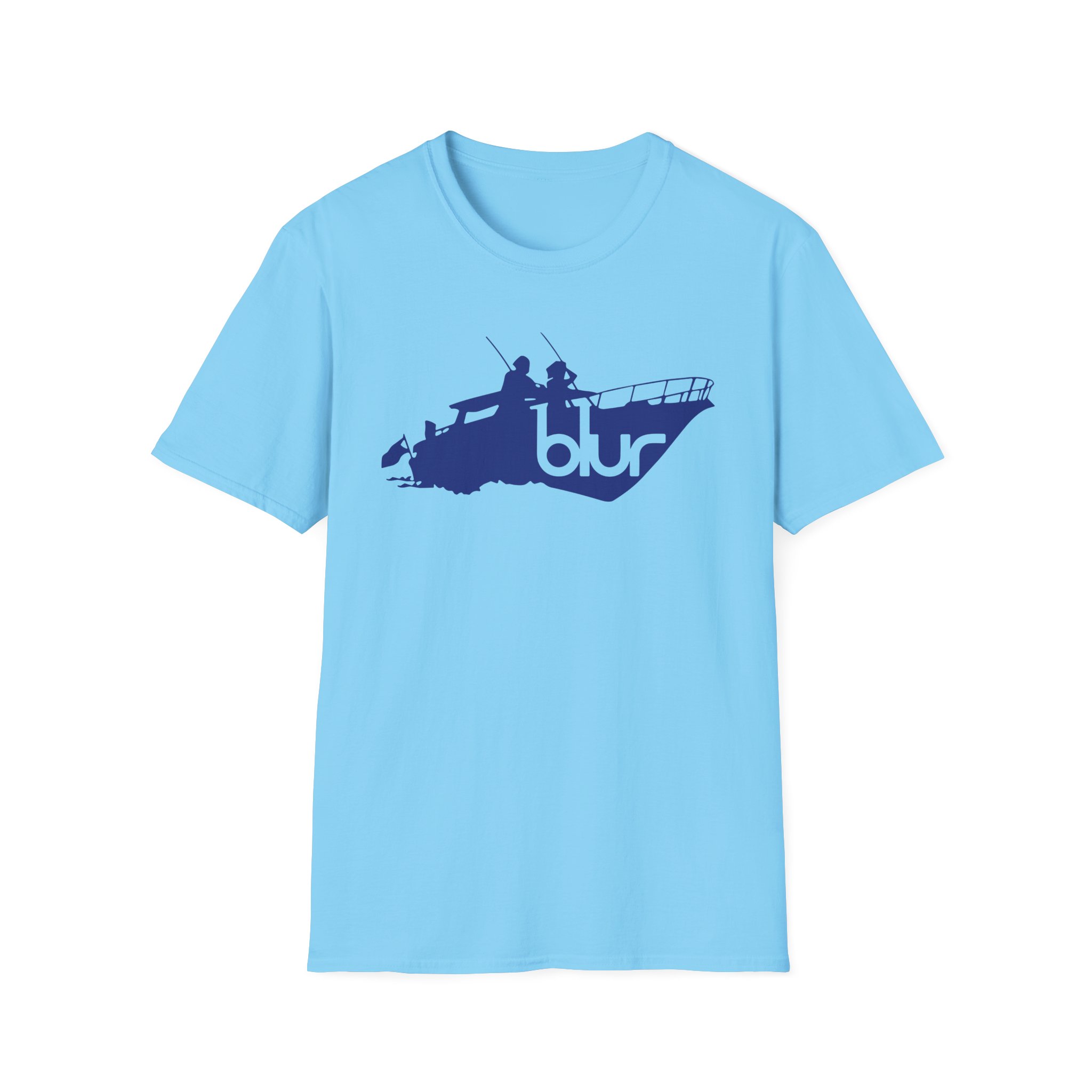 Blur Sunday Sunday Boat Unisex Softstyle T-Shirt