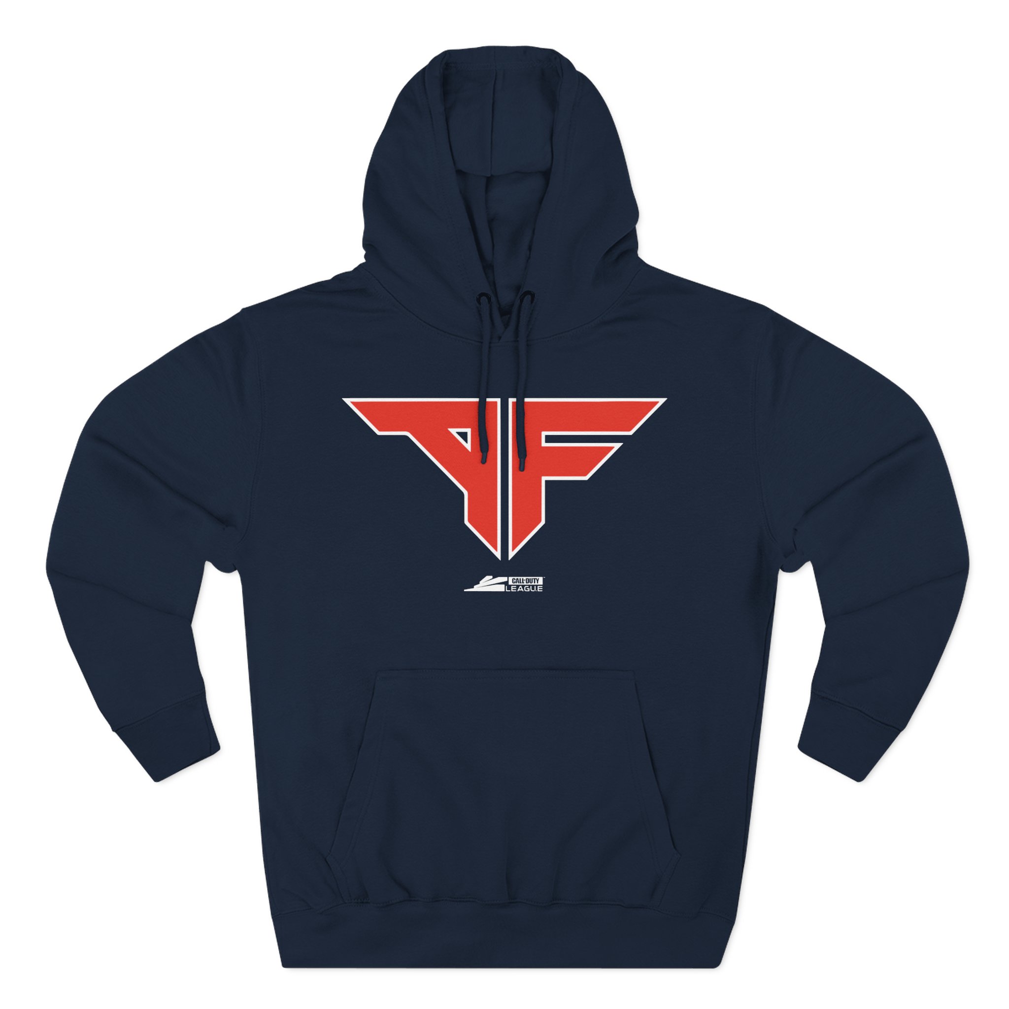 Three-Panel Fleece Hoodie