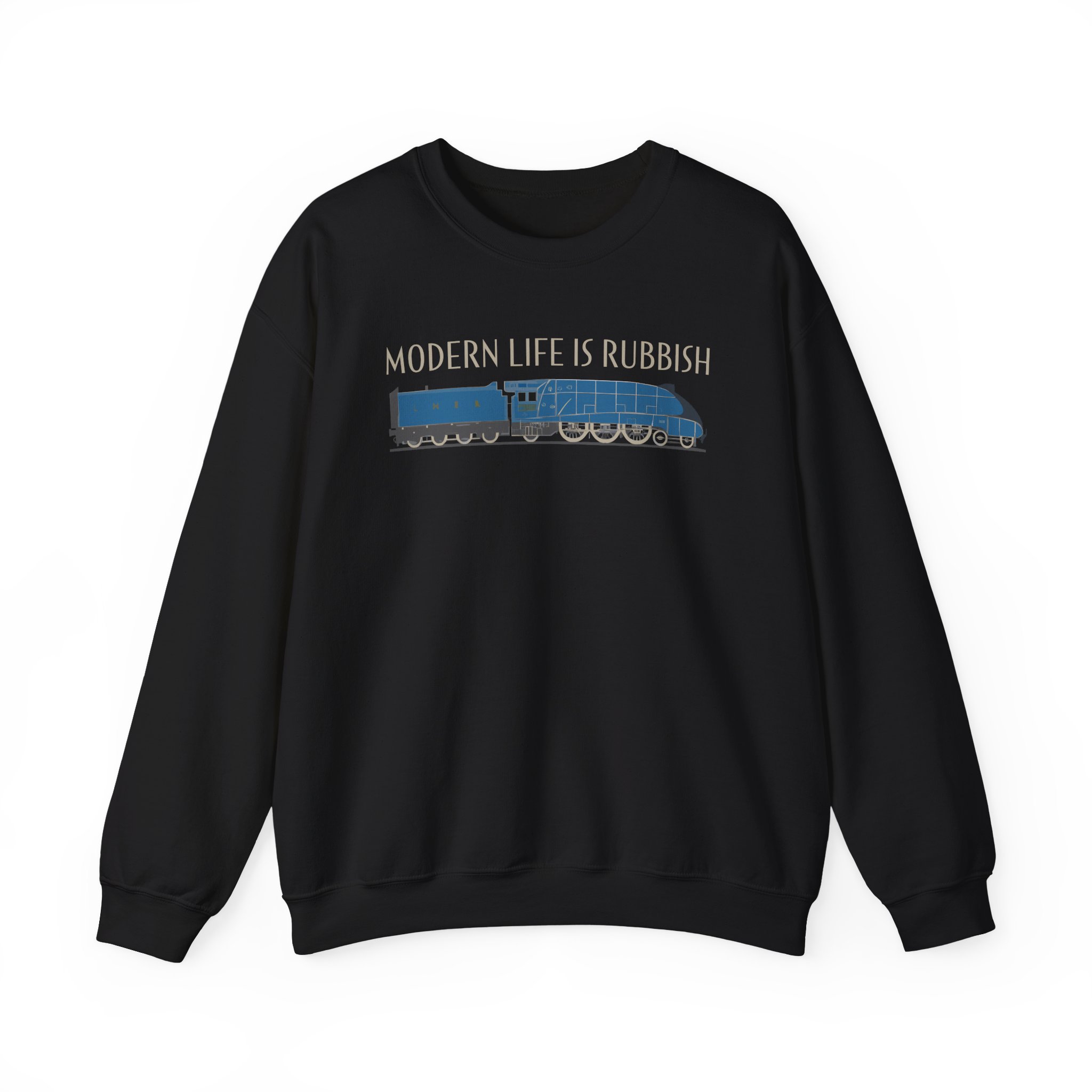Blur Modern Life is Rubbish Train Unisex Heavy Blendâ„¢ Crewneck Sweatshirt