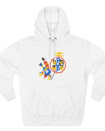 Pup Band of Wiener Three-Panel Fleece Hoodie