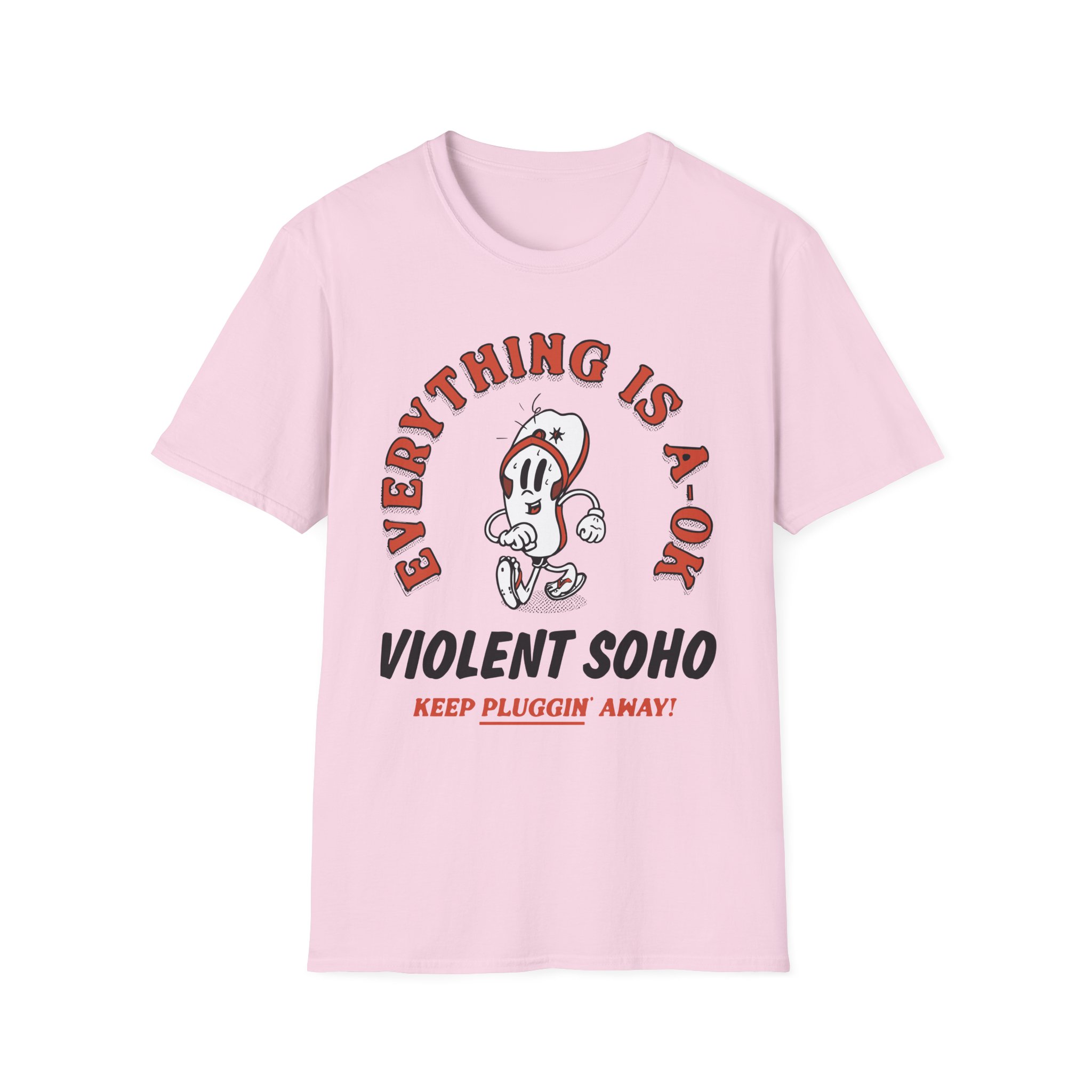 Violent Soho Keep on Pluggin Unisex Softstyle T-Shirt