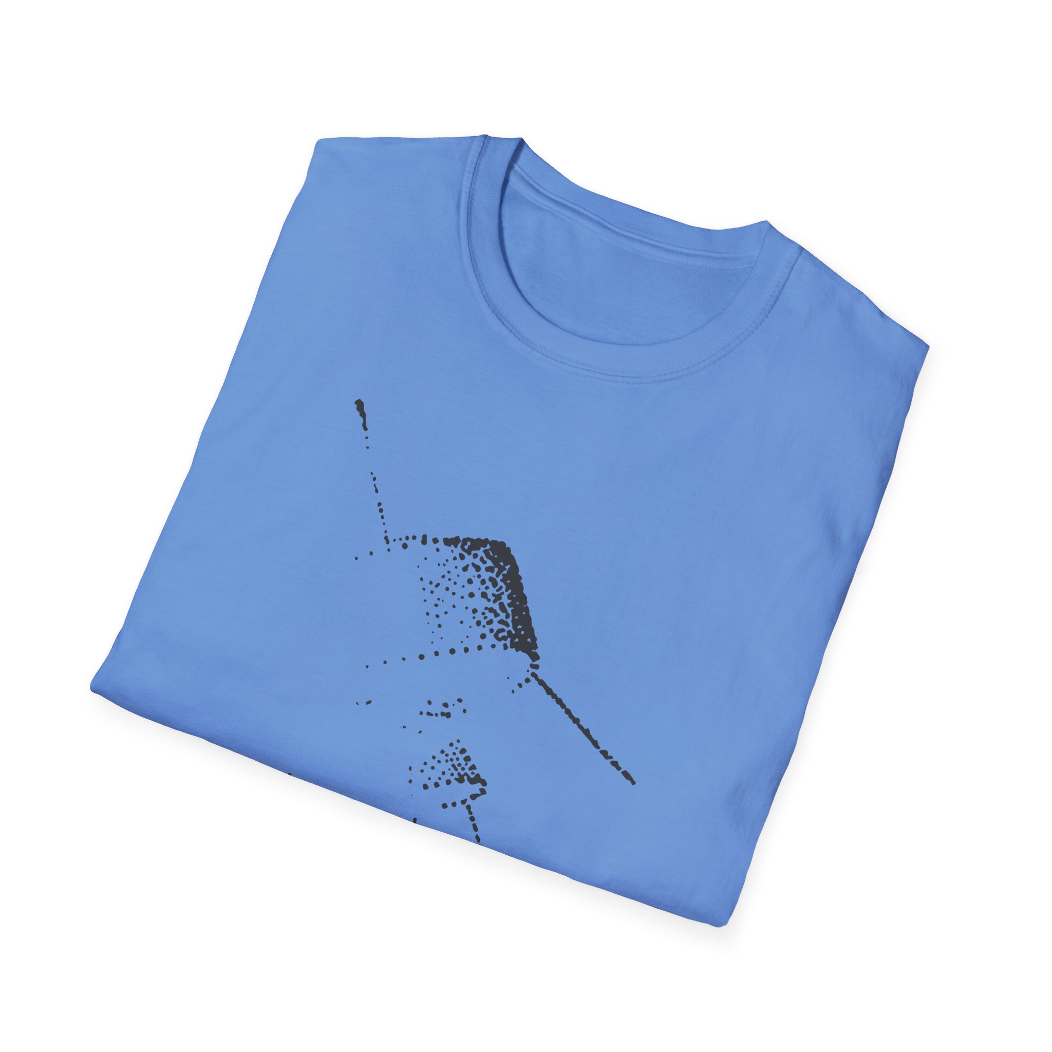 Cave in Satellite: Blackened Unisex Softstyle T-Shirt