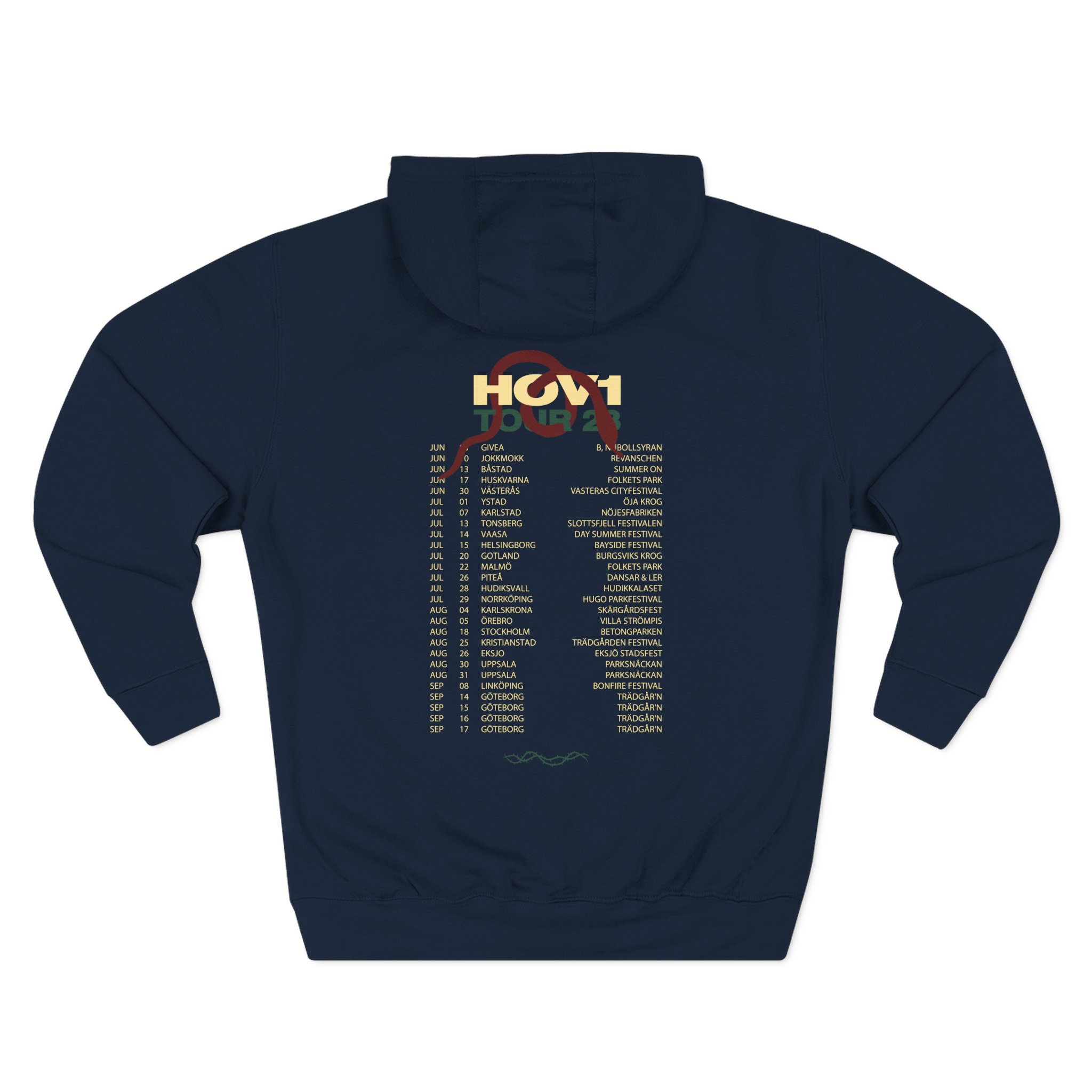 Hov1 Tour 2025 Three-Panel Fleece Hoodie