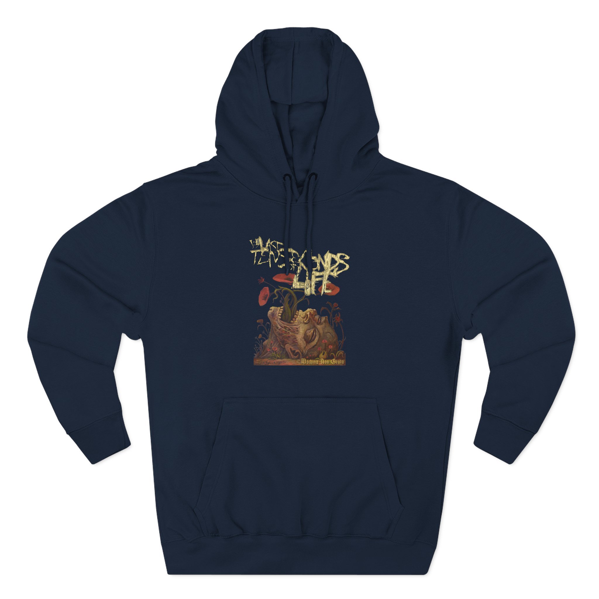 The Last Ten Seconds of Life Three-Panel Fleece Hoodie