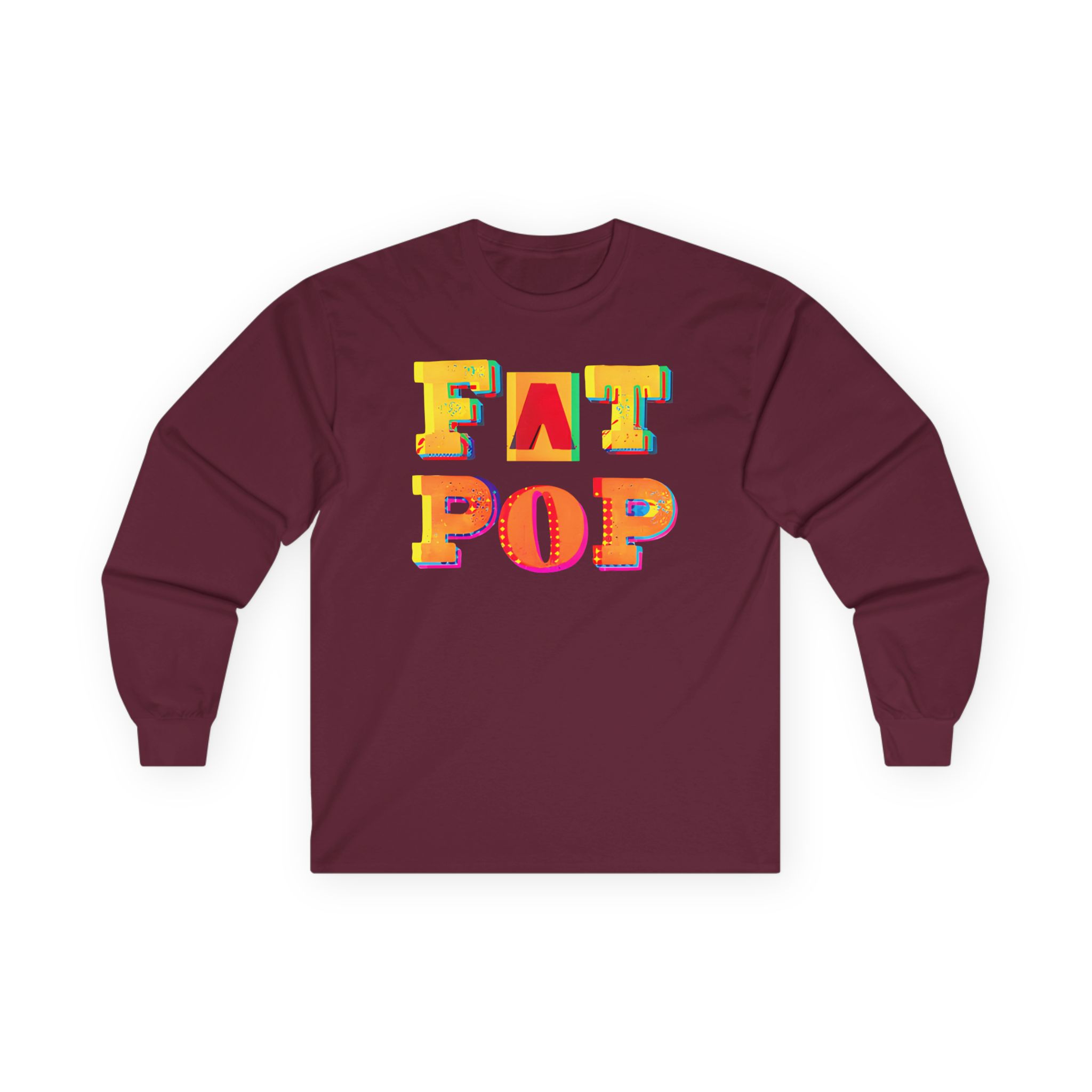 PW Fat Pop Logo Unisex Ultra Cotton Long Sleeve Tee