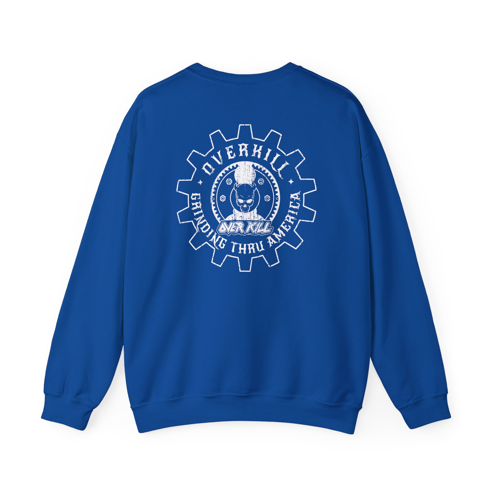 Overkill Embroidered Gear Logo Unisex Heavy Blendâ„¢ Crewneck Sweatshirt