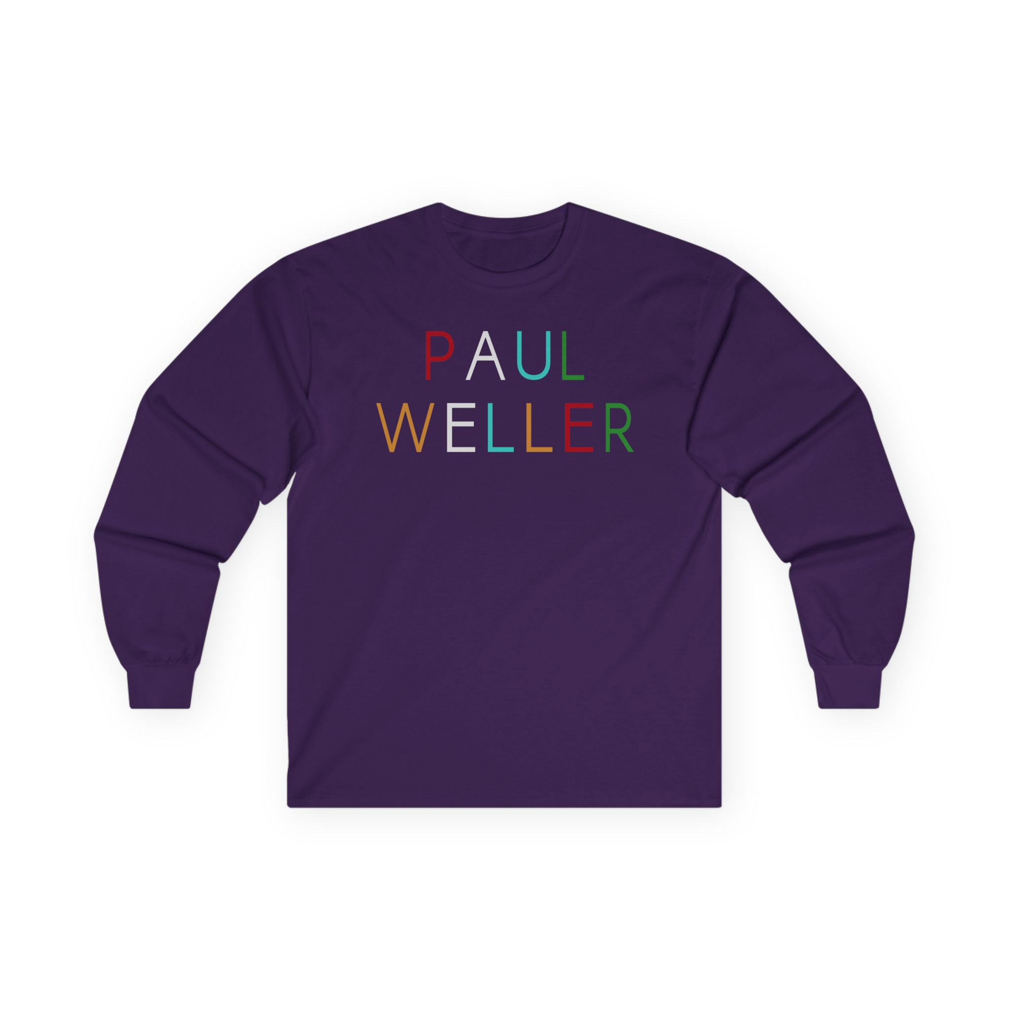 PW Multicolour Logo Unisex Ultra Cotton Long Sleeve Tee