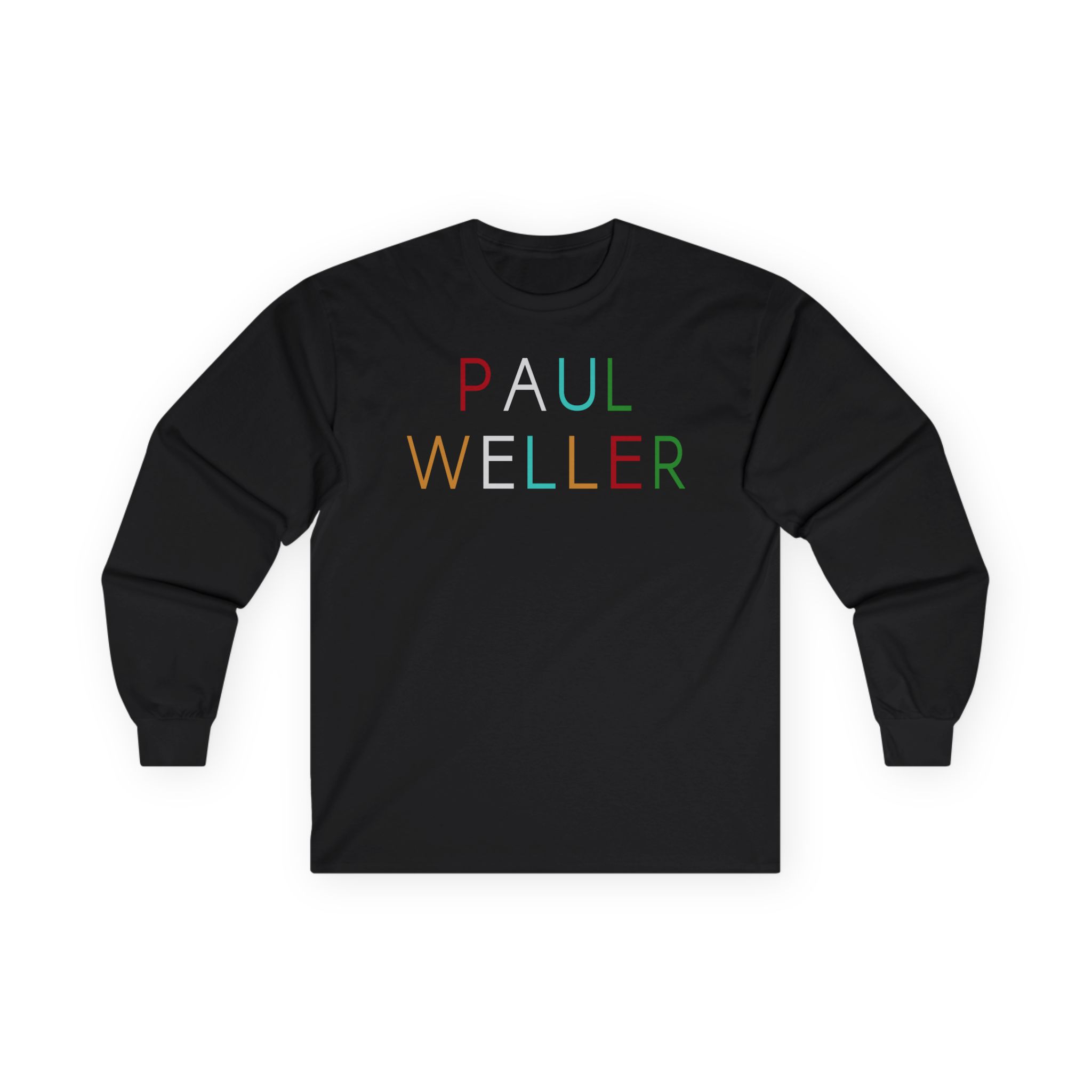 PW Multicolour Logo Unisex Ultra Cotton Long Sleeve Tee