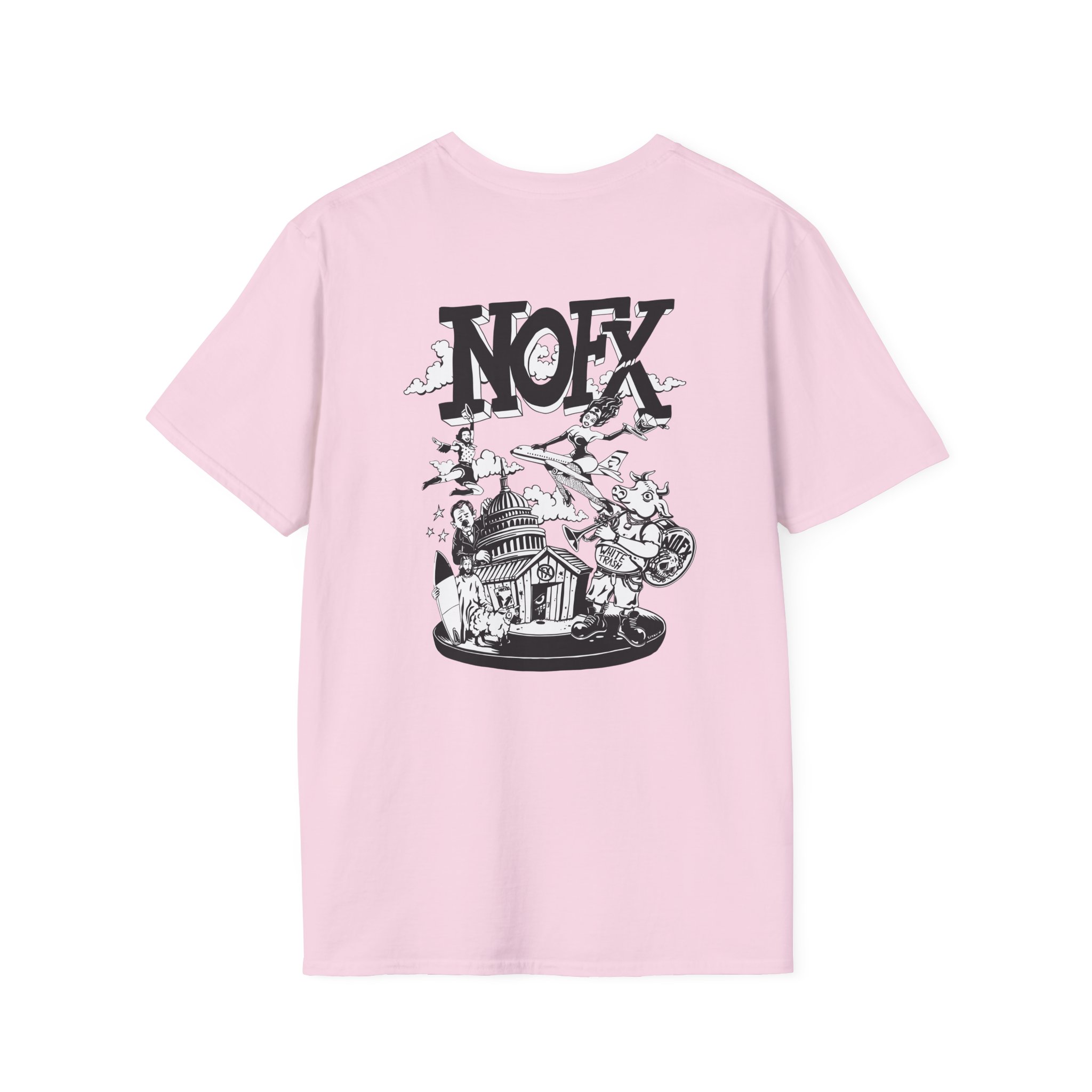 Nofx Allbums Unisex Softstyle T-Shirt