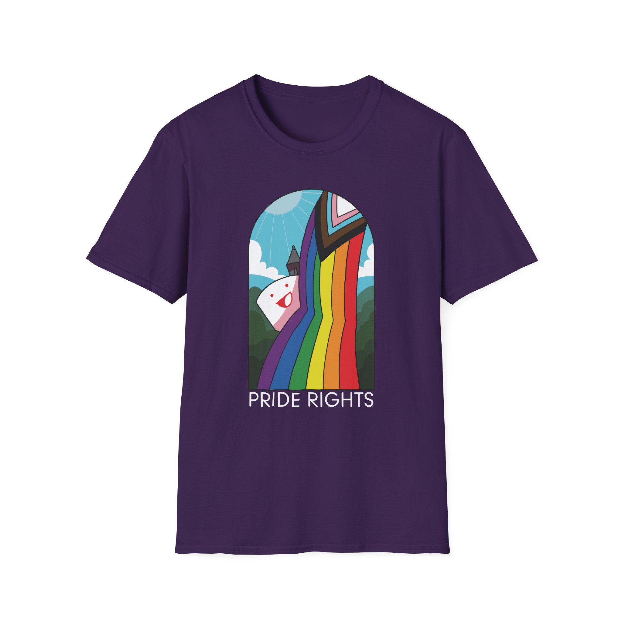 Drawfee Pride Rights Unisex Softstyle T-Shirt