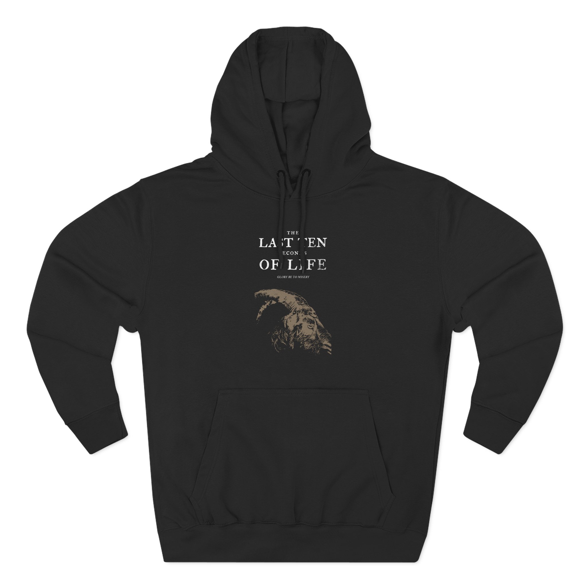 The Last Ten Seconds of Life Three-Panel Fleece Hoodie