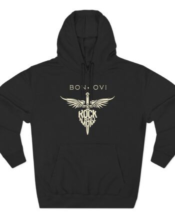 Bon Jovi Rock N' Roll Mom Three-Panel Fleece Hoodie