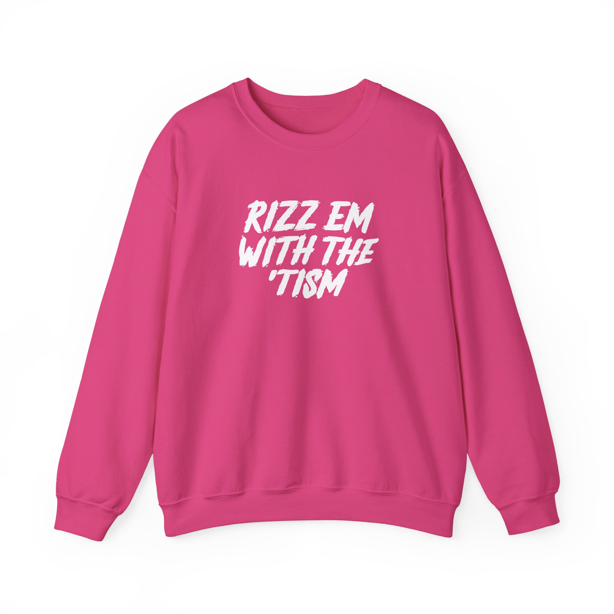 Ryan Windridge Rizz Em With the Tism Unisex Heavy Blendâ„¢ Crewneck Sweatshirt