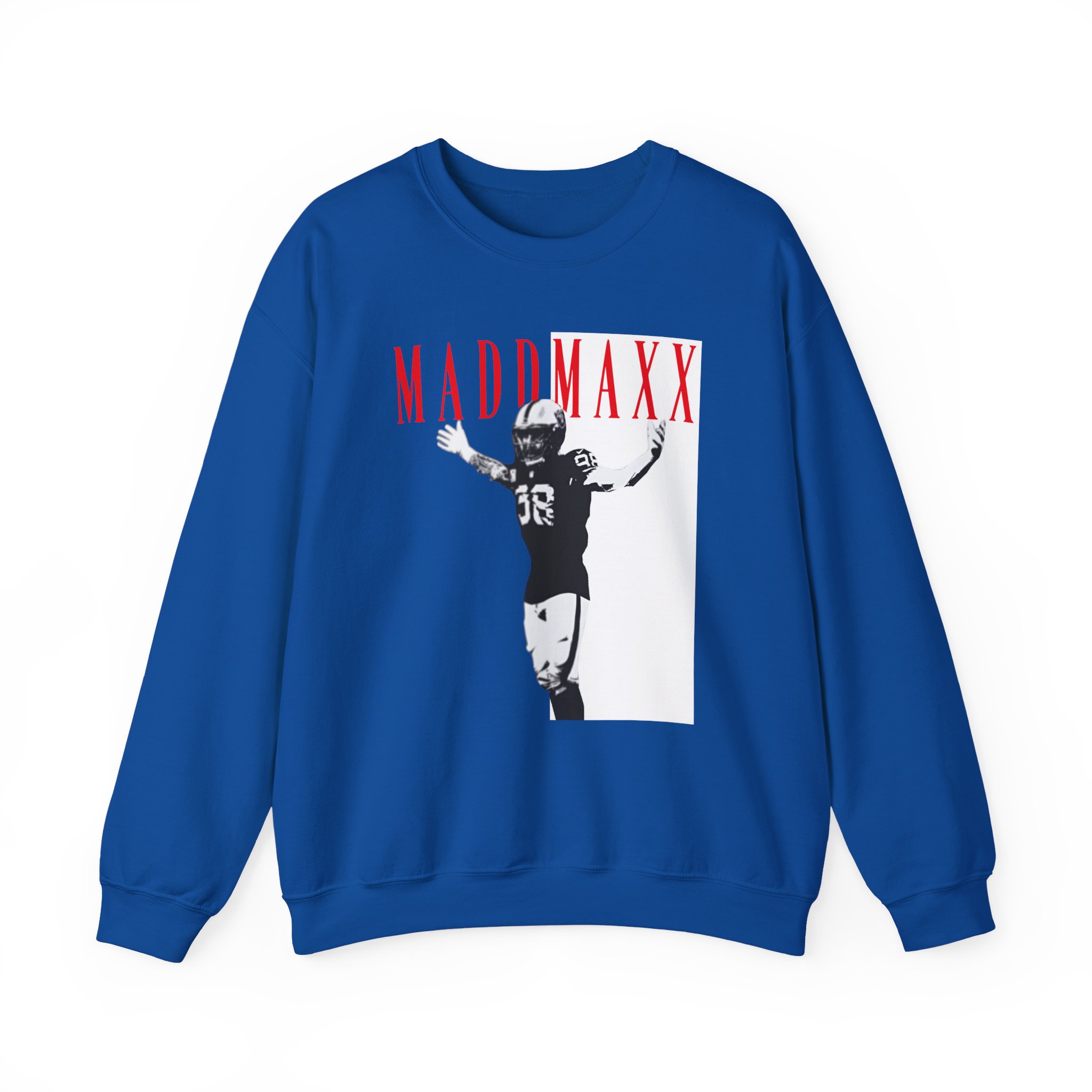 Maxx Crosby Mad Maxx Unisex Heavy Blendâ„¢ Crewneck Sweatshirt