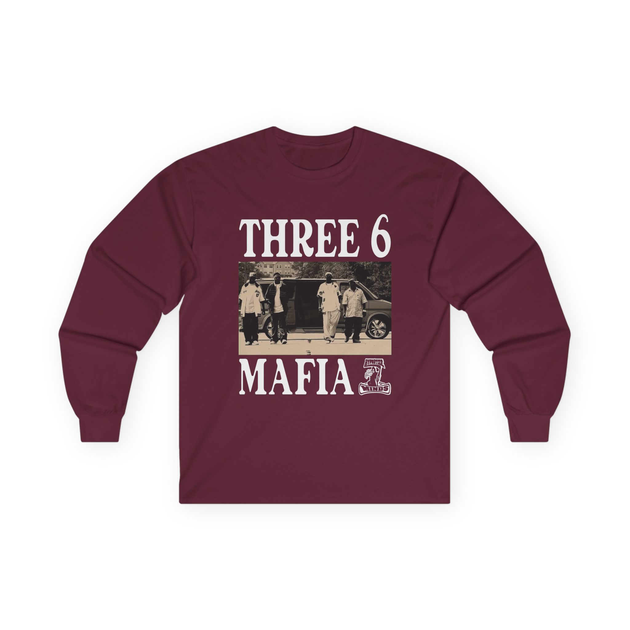 Three 6 Mafia Ridin Spinners Unisex Ultra Cotton Long Sleeve Tee
