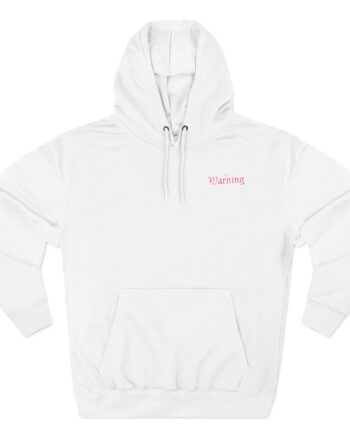The Warning Won't You Fill My Void? Three-Panel Fleece Hoodie