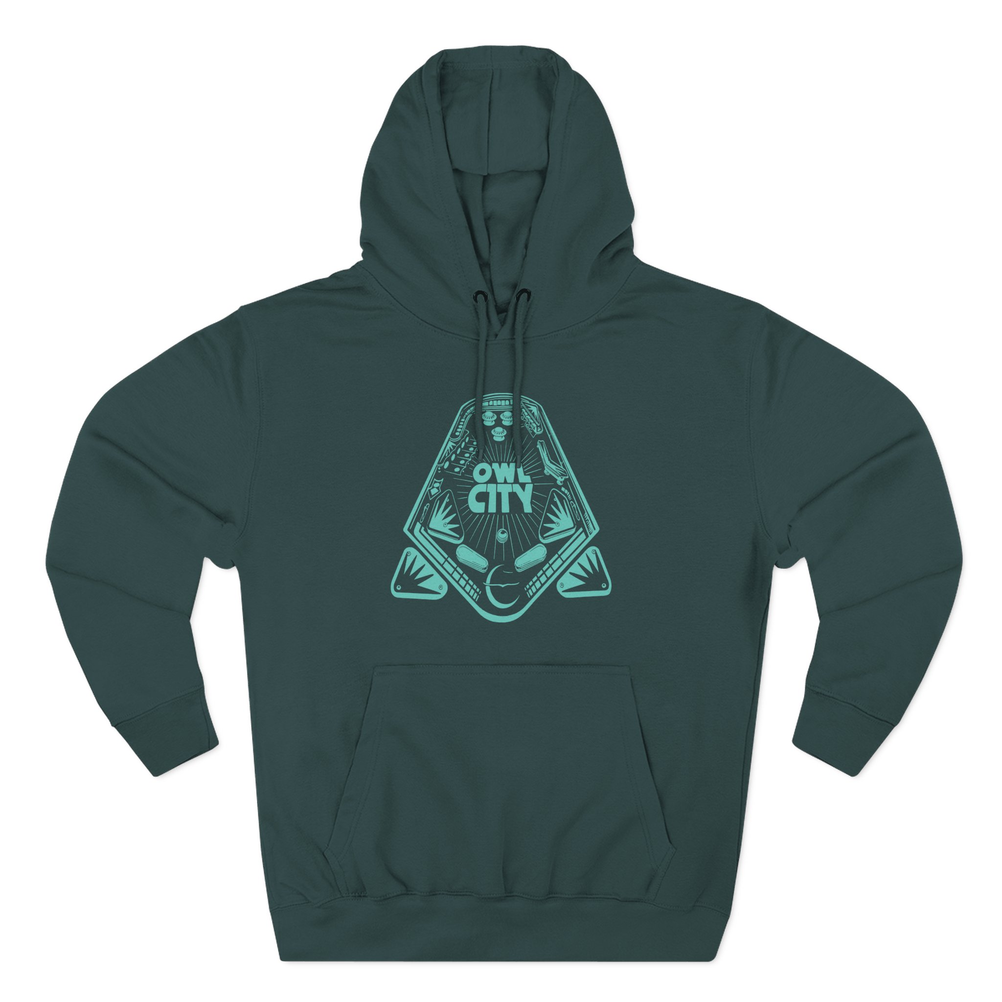 Owl City Pinball Three-Panel Fleece Hoodie