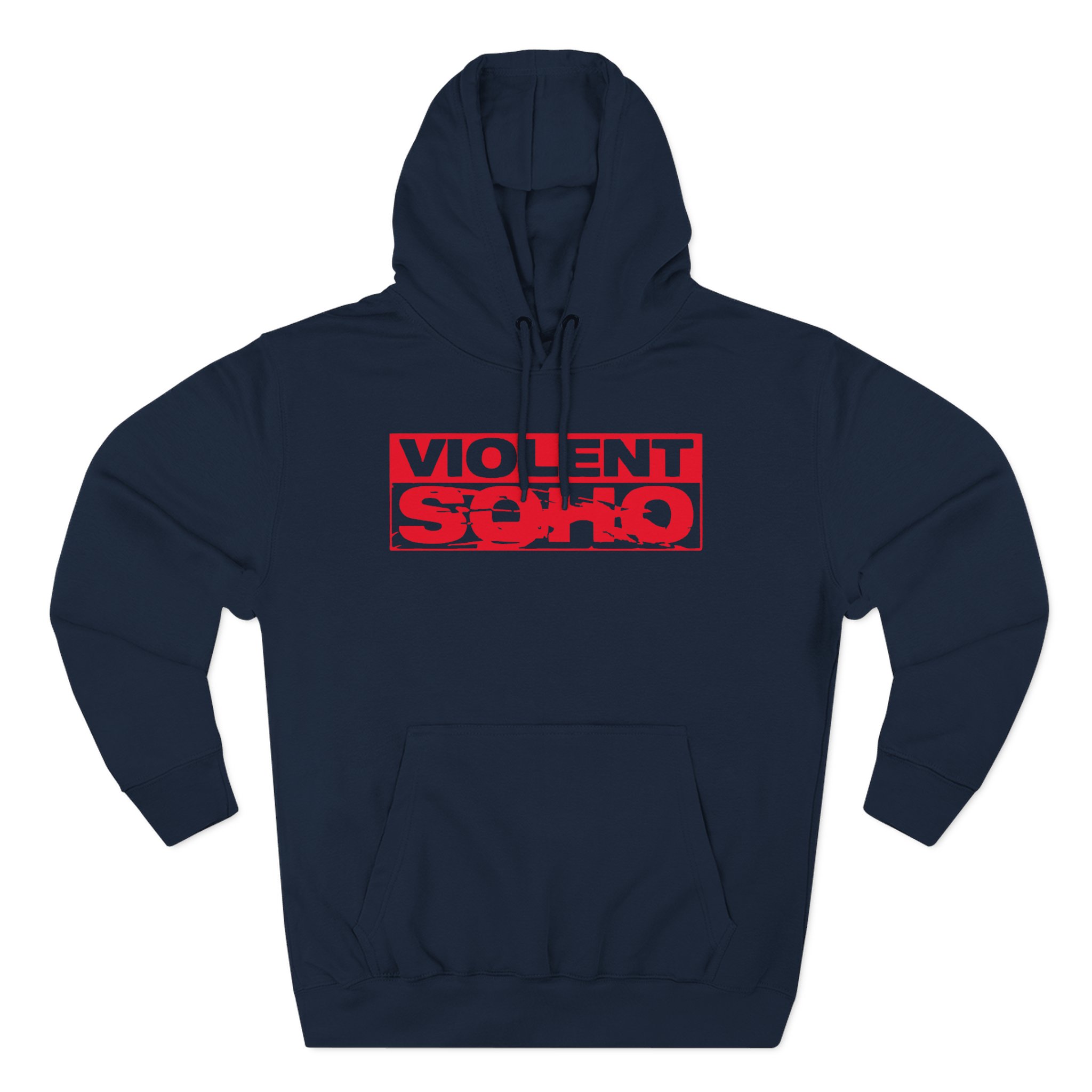 Violent Soho Skull Three-Panel Fleece Hoodie