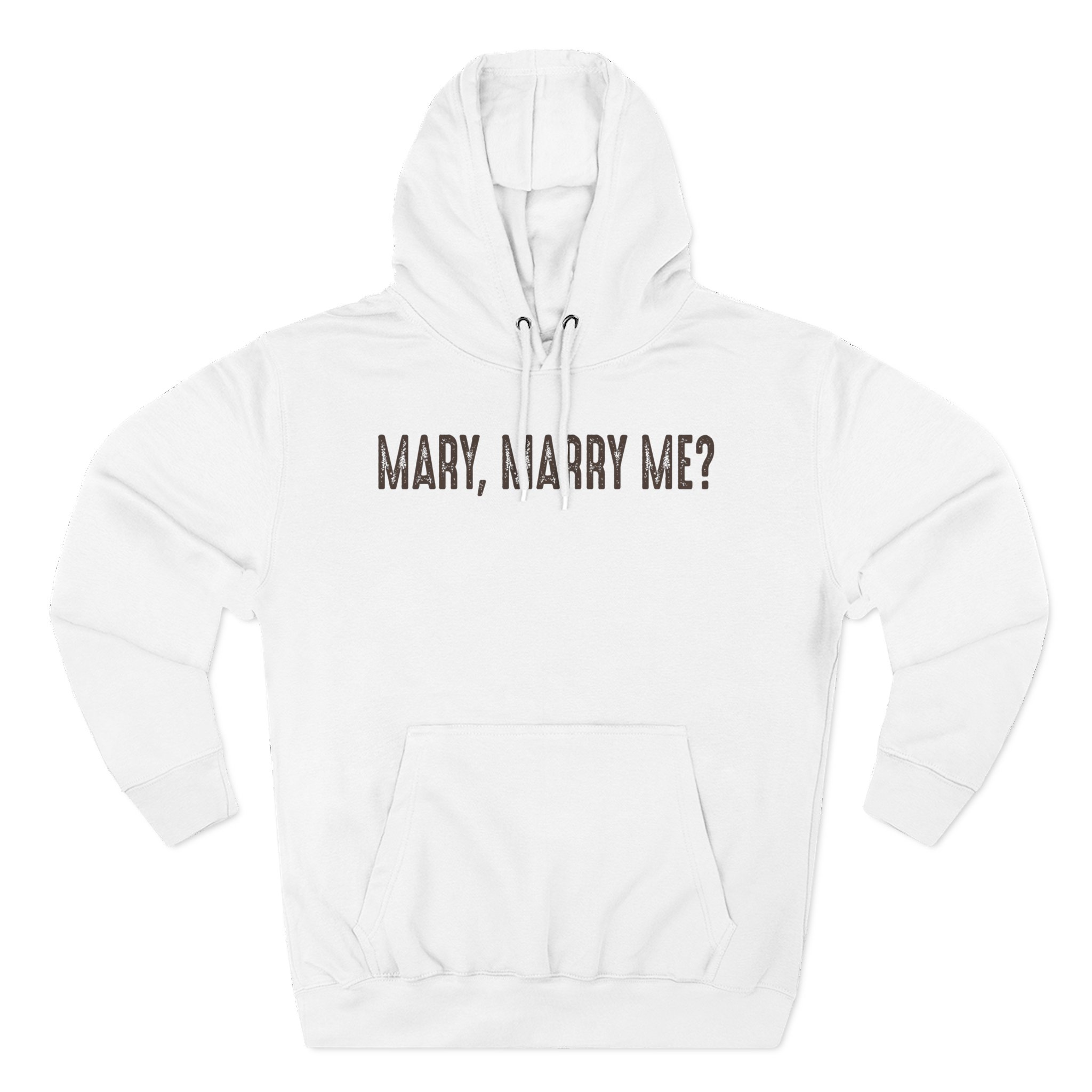 Royel Otis Mary Marry Me Faded Powder Three-Panel Fleece Hoodie