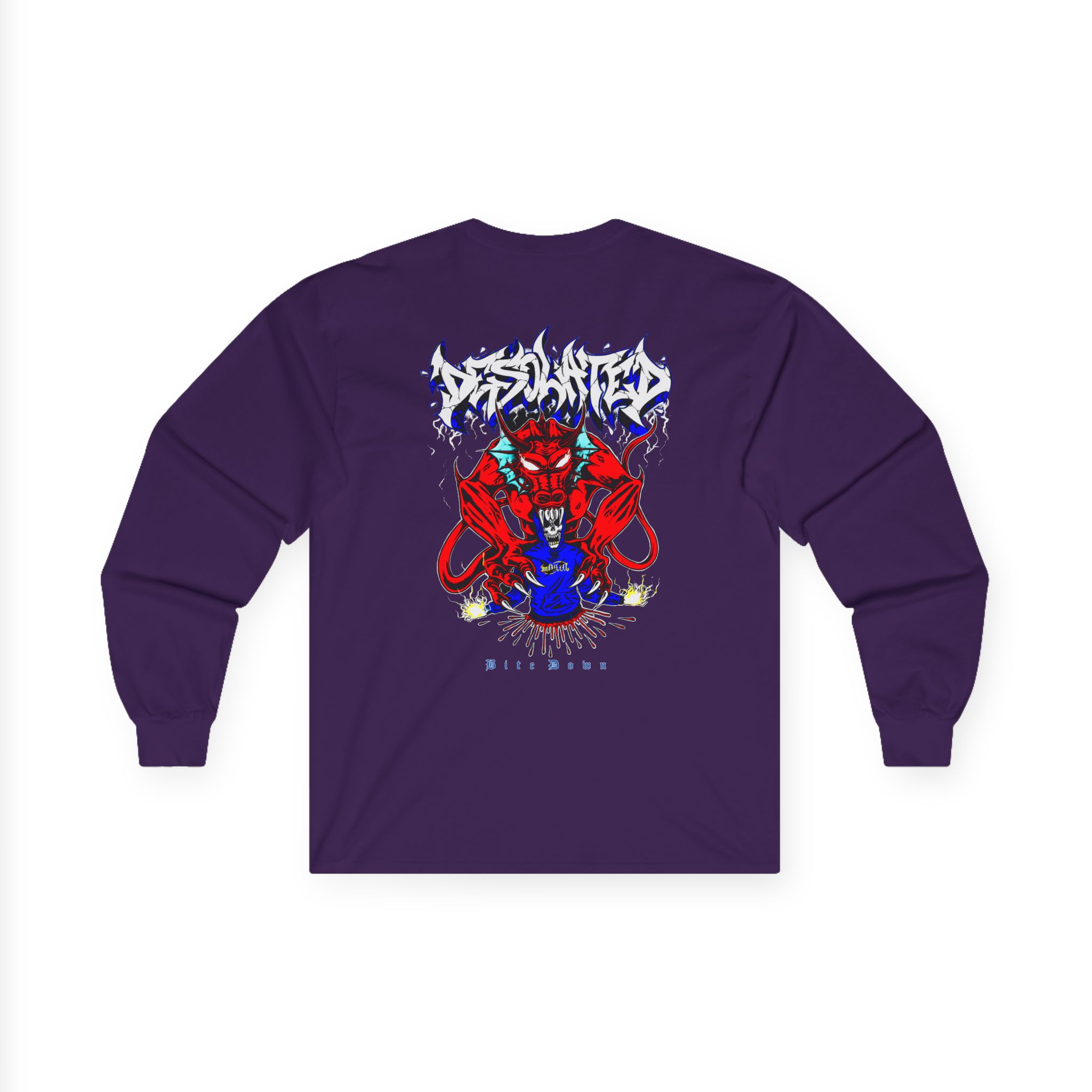 Desolated Devil Unisex Ultra Cotton Long Sleeve Tee