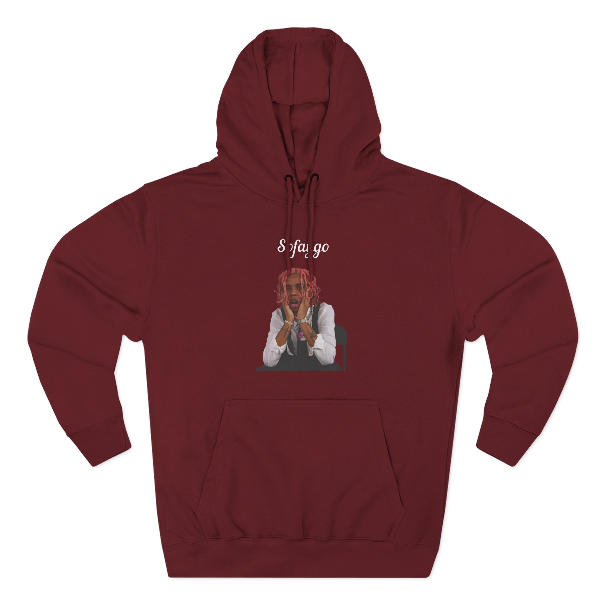 Sofaygo Three-Panel Fleece Hoodie