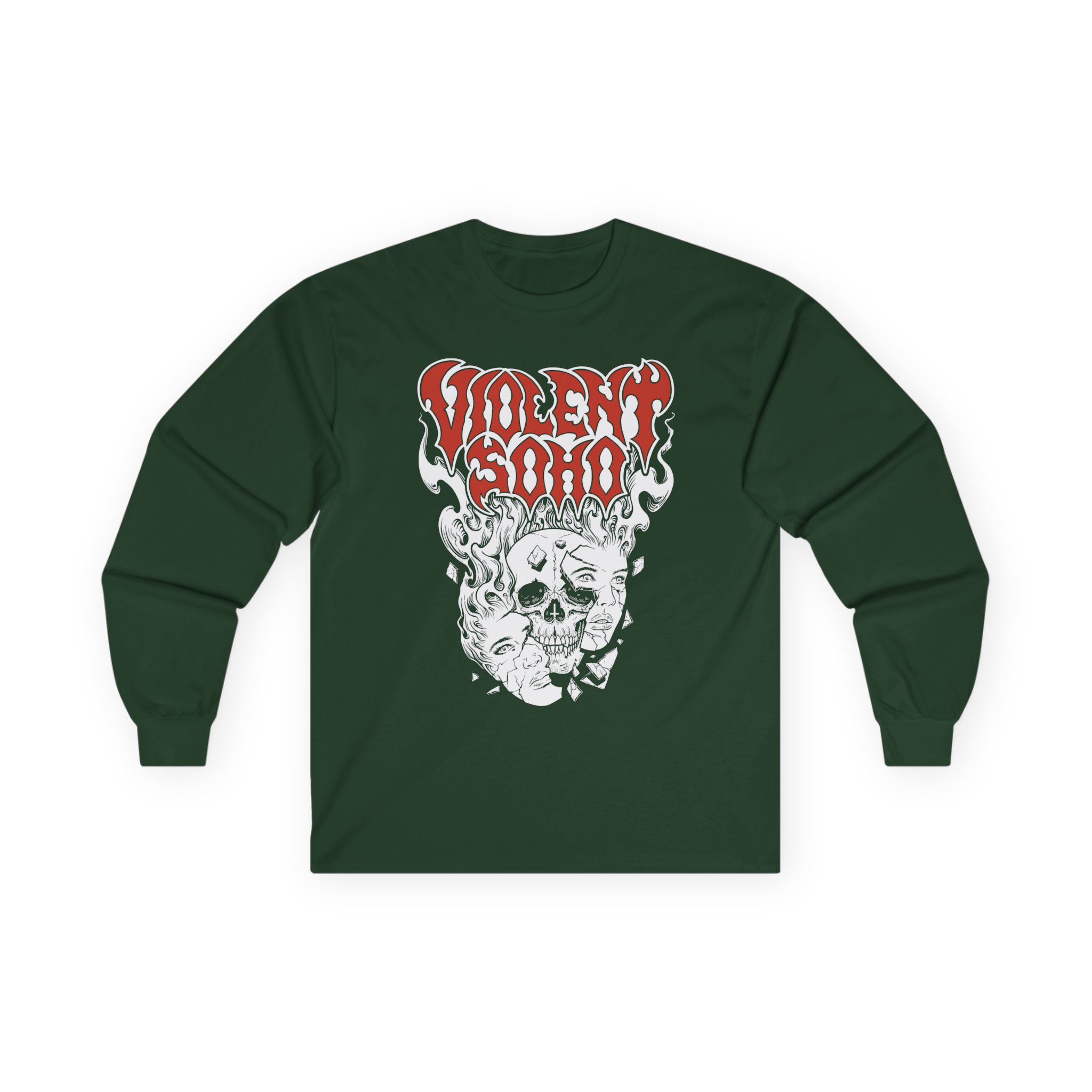 Violent Soho Murdoch Skull Unisex Ultra Cotton Long Sleeve Tee