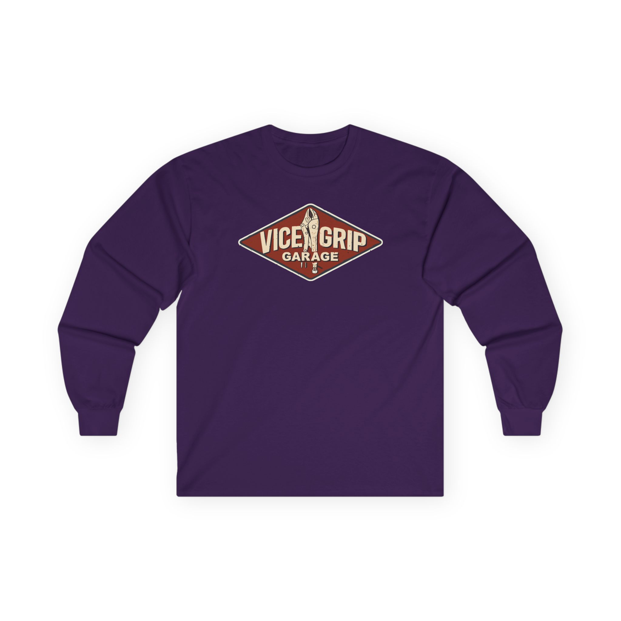 Vicegripgarage Garage Sign Unisex Ultra Cotton Long Sleeve Tee