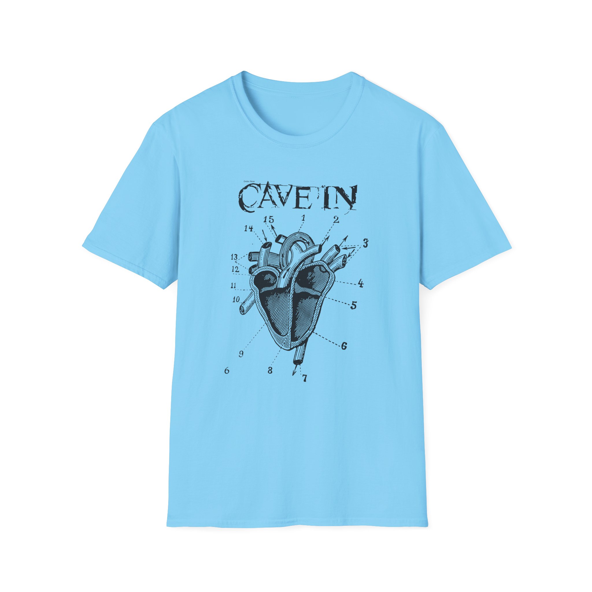 Cave in Classic Heart Unisex Softstyle T-Shirt