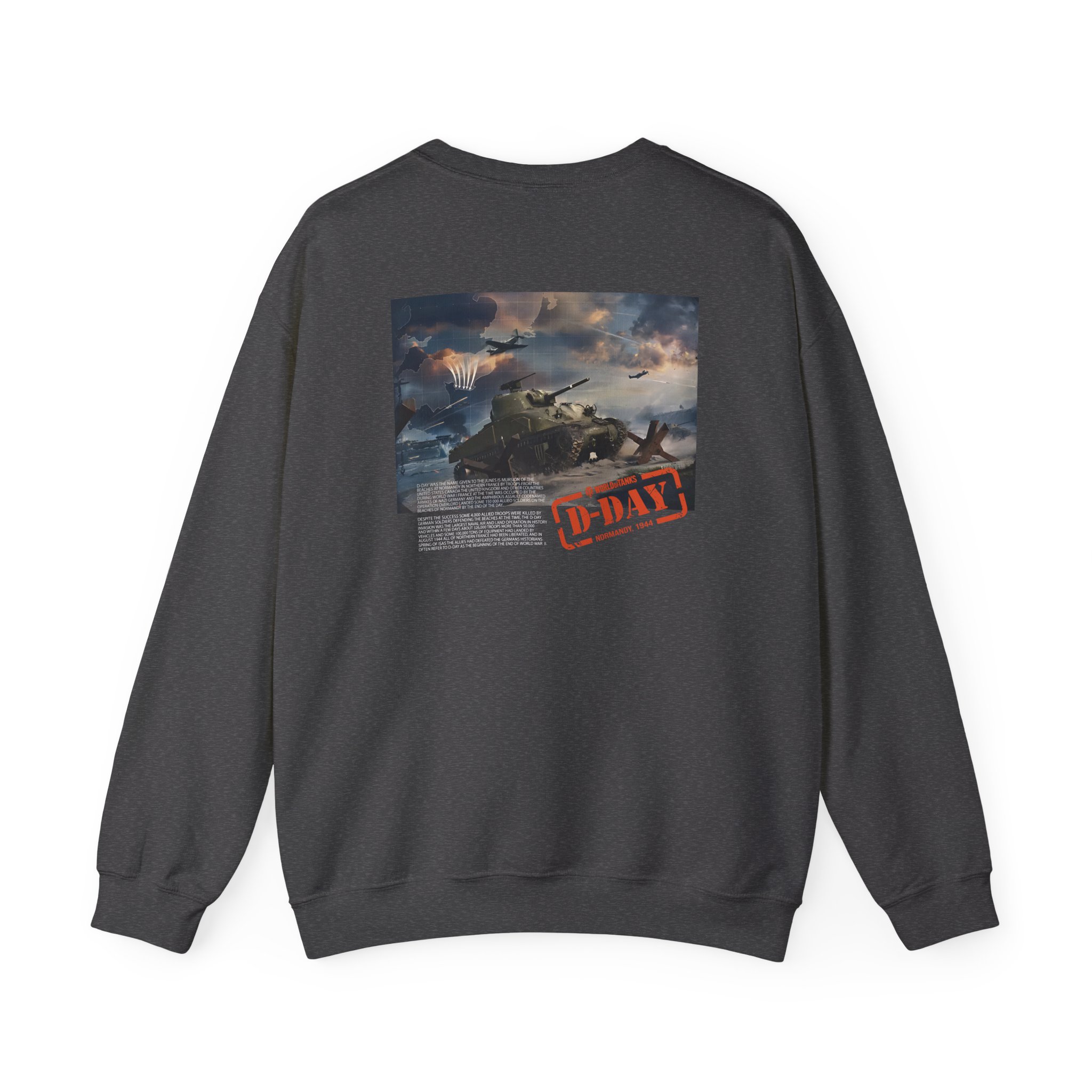 World of Tank Wot D-day Unisex Heavy Blendâ„¢ Crewneck Sweatshirt