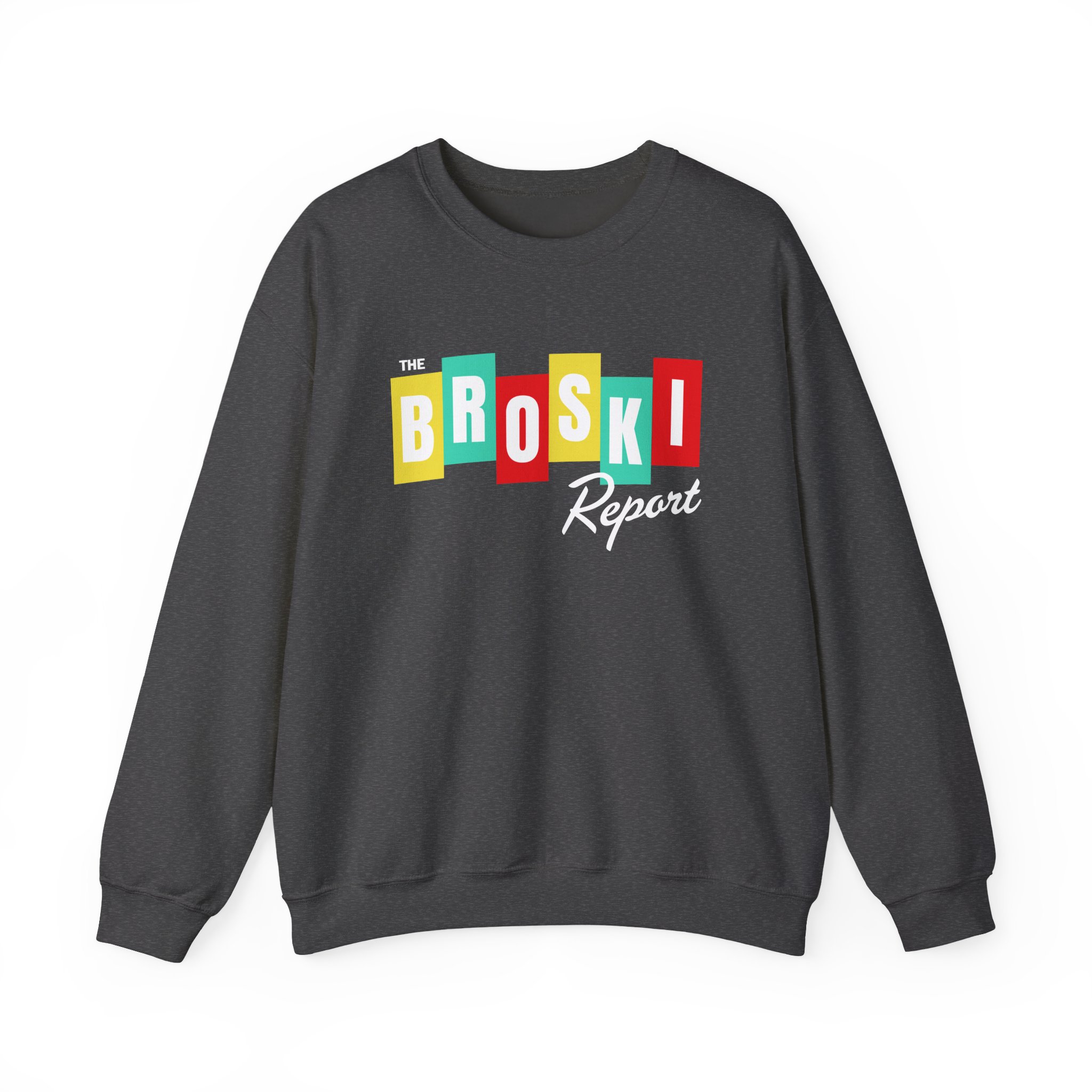 Broski Report National News Blast Unisex Heavy Blendâ„¢ Crewneck Sweatshirt