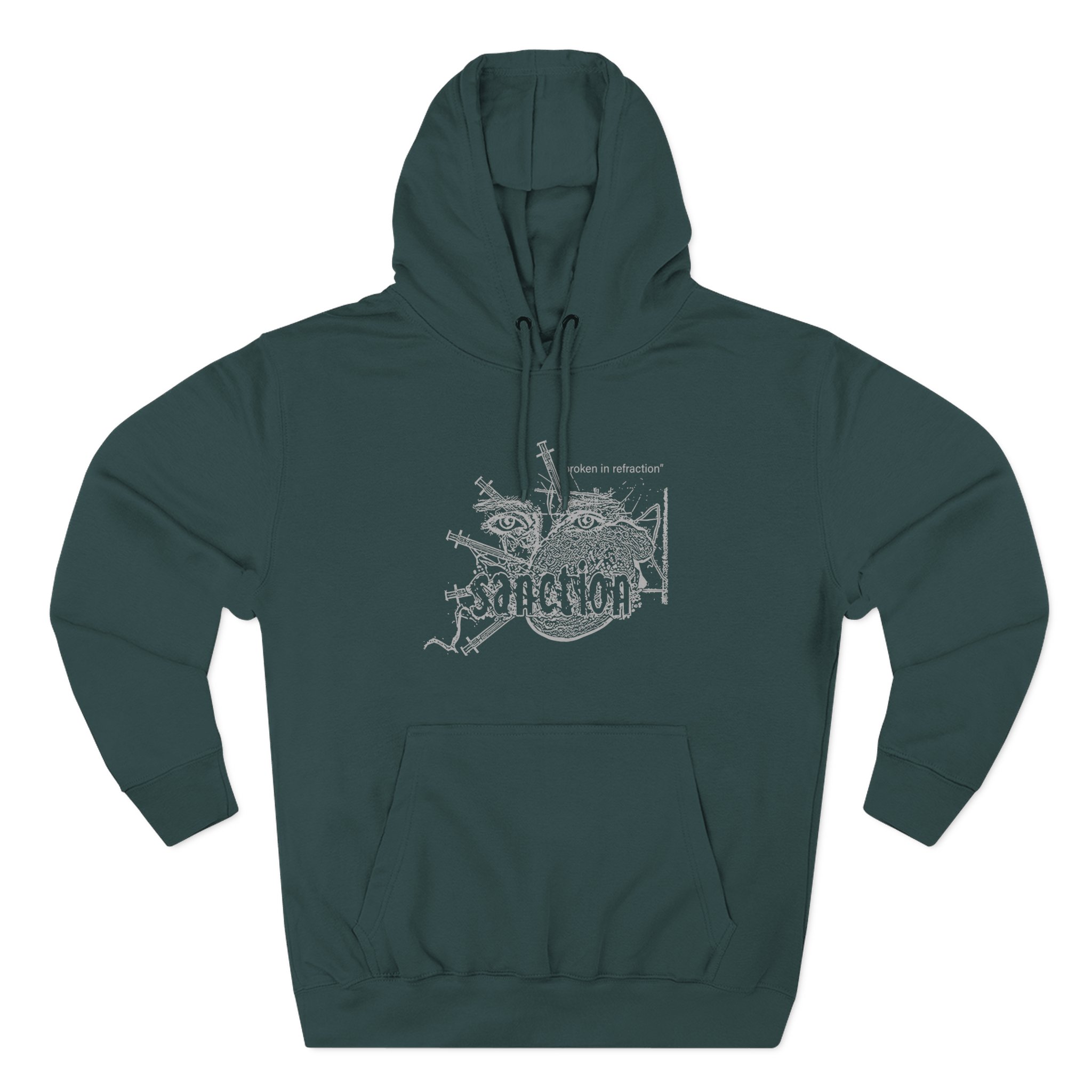 Sanction Broken Three-Panel Fleece Hoodie