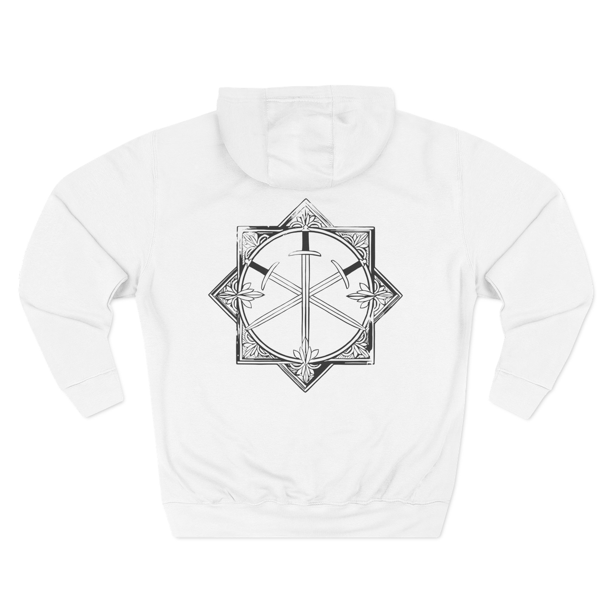 Lost Paradise Swords Three-Panel Fleece Hoodie