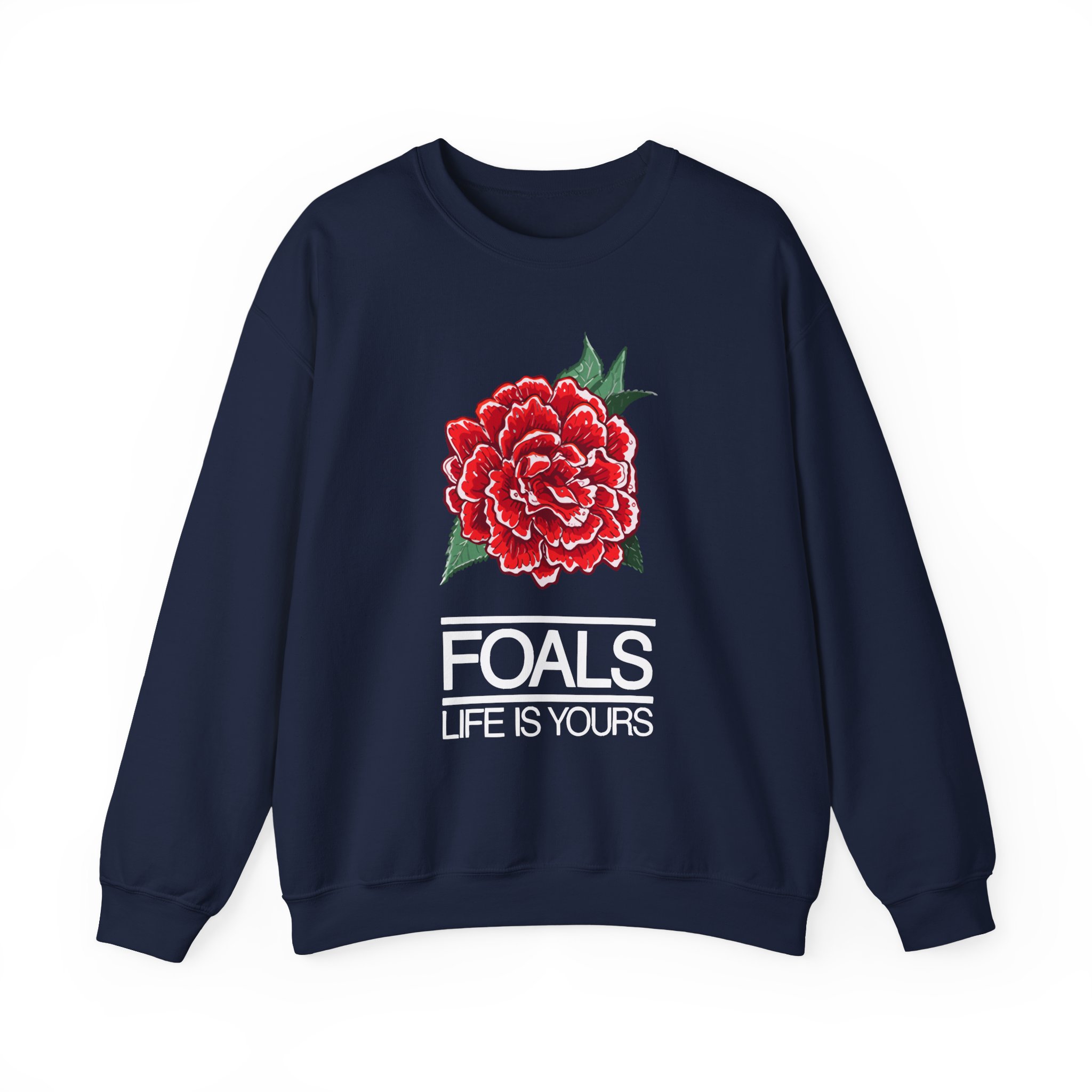 Foals Red Rose Unisex Heavy Blendâ„¢ Crewneck Sweatshirt