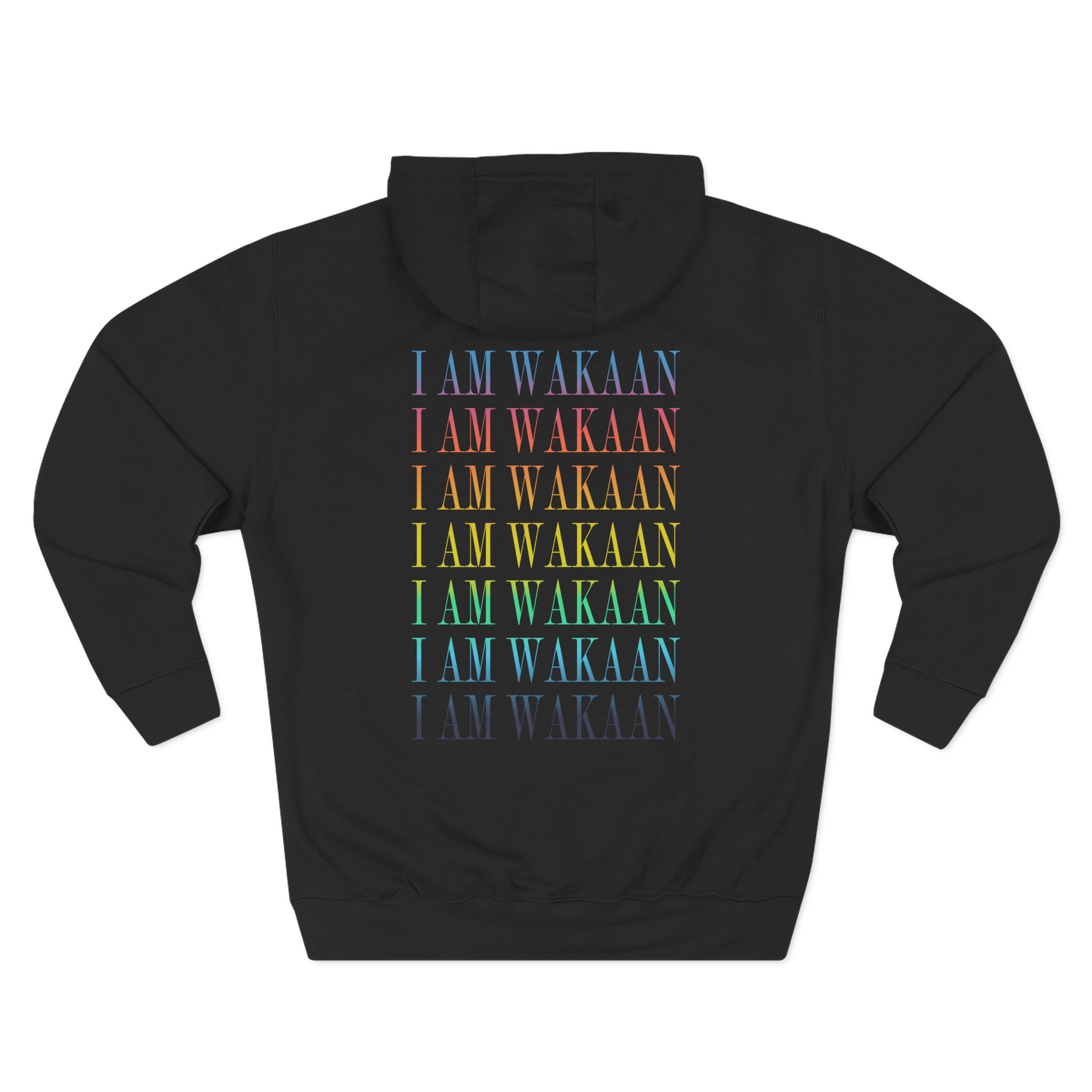 Liquid Stranger I Am Wakaan Three-Panel Fleece Hoodie