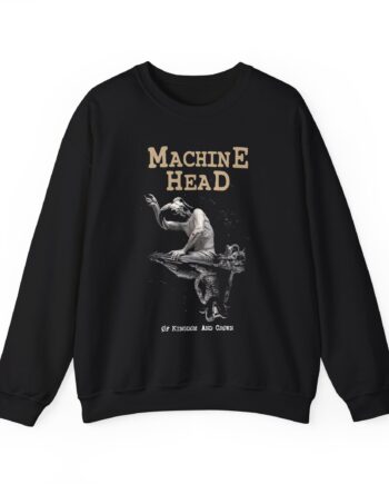 Machine Head Øf Kingdøm and Crøwn Unisex Heavy Blend™ Crewneck Sweatshirt