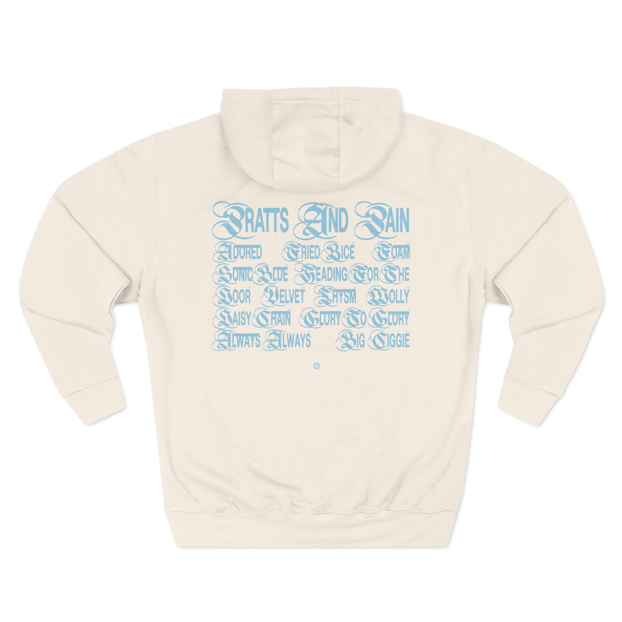 Royel Otis Pratts & Pain Three-Panel Fleece Hoodie