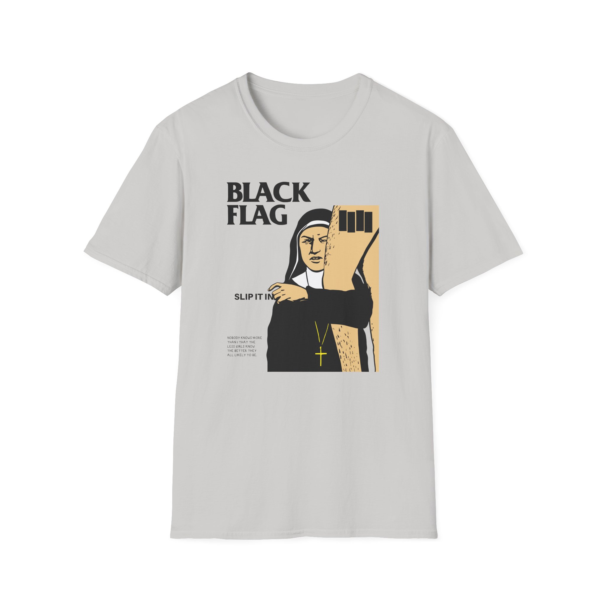 Black Flag Slip It in Unisex Softstyle T-Shirt
