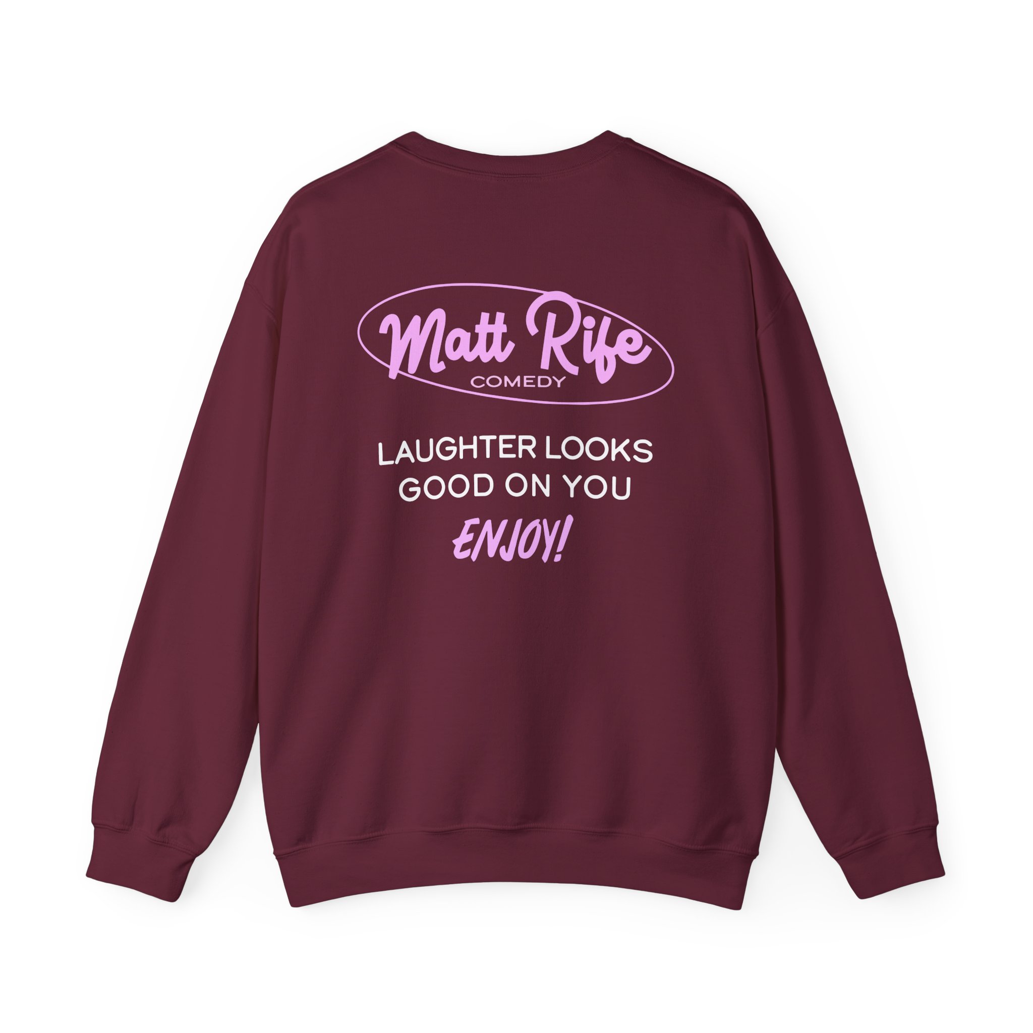 Matt Rife Laughter Looks Good on You Unisex Heavy Blendâ„¢ Crewneck Sweatshirt