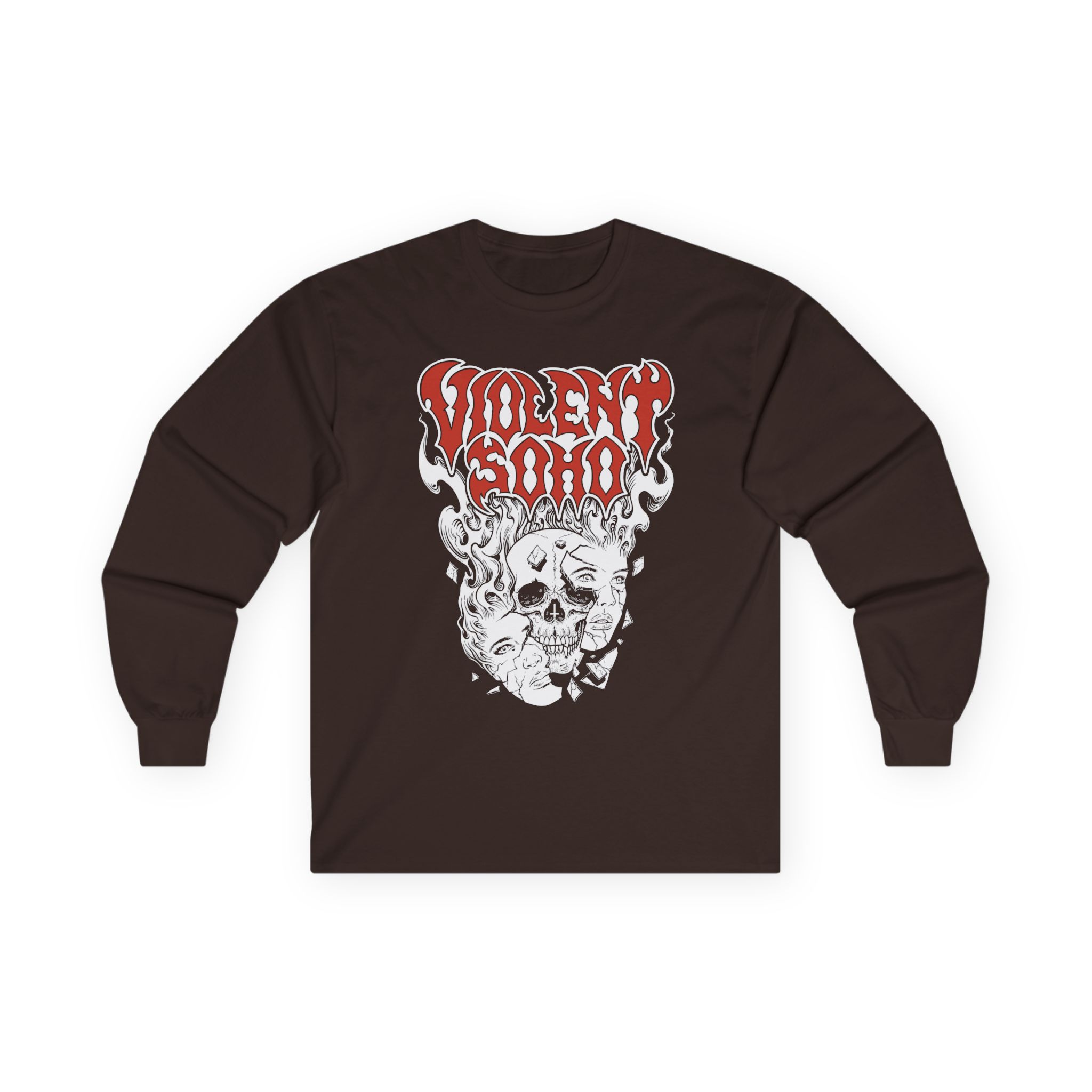 Violent Soho Murdoch Skull Unisex Ultra Cotton Long Sleeve Tee