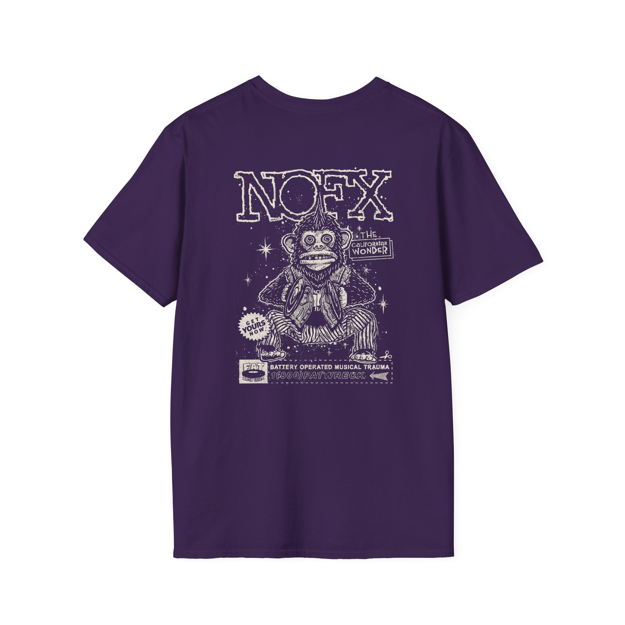 Nofx Chimp Unisex Softstyle T-Shirt
