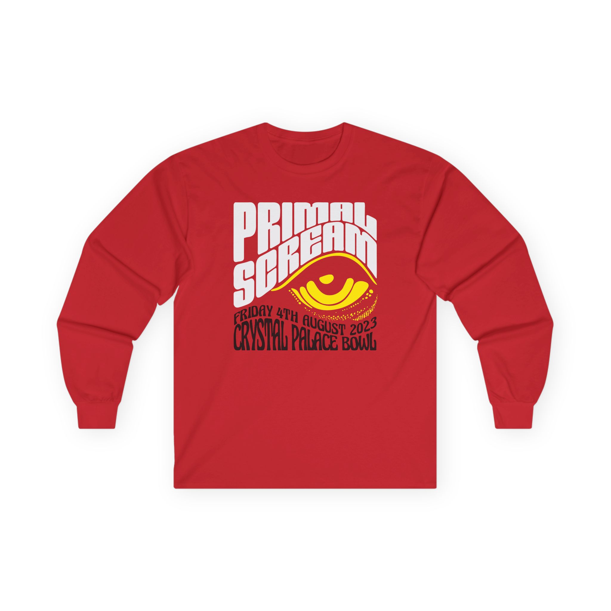 Primal Scream London Crystal Palace Bowl Unisex Ultra Cotton Long Sleeve Tee