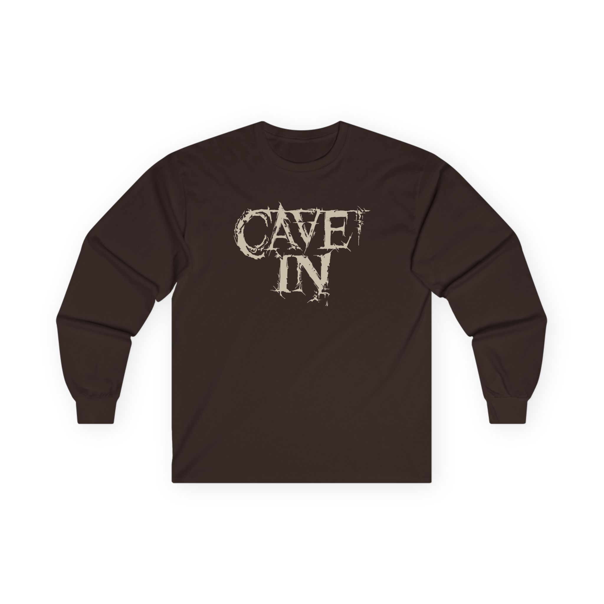 Cave in Logo & Satellite Unisex Ultra Cotton Long Sleeve Tee