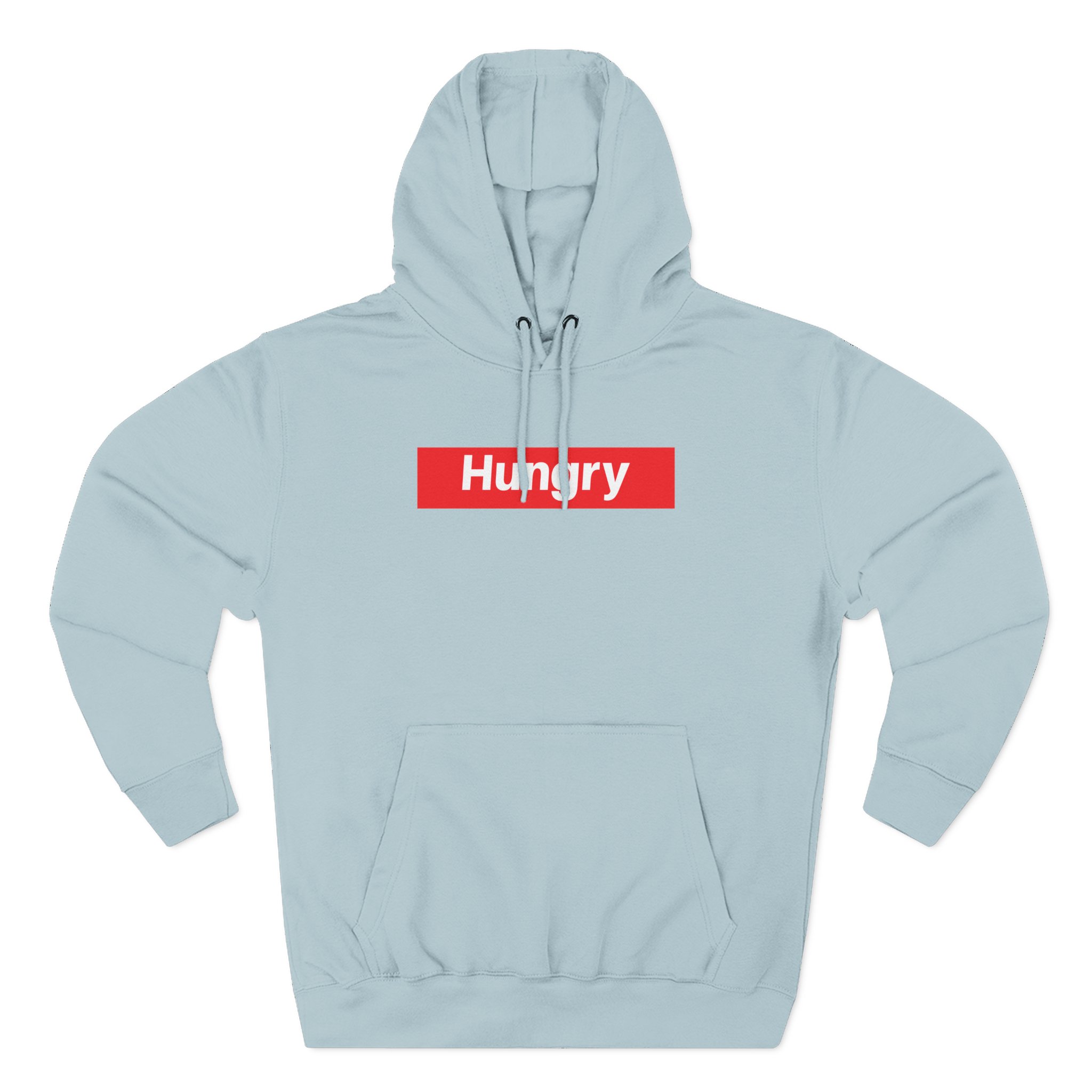 Hungry Box Logo Three-Panel Fleece Hoodie
