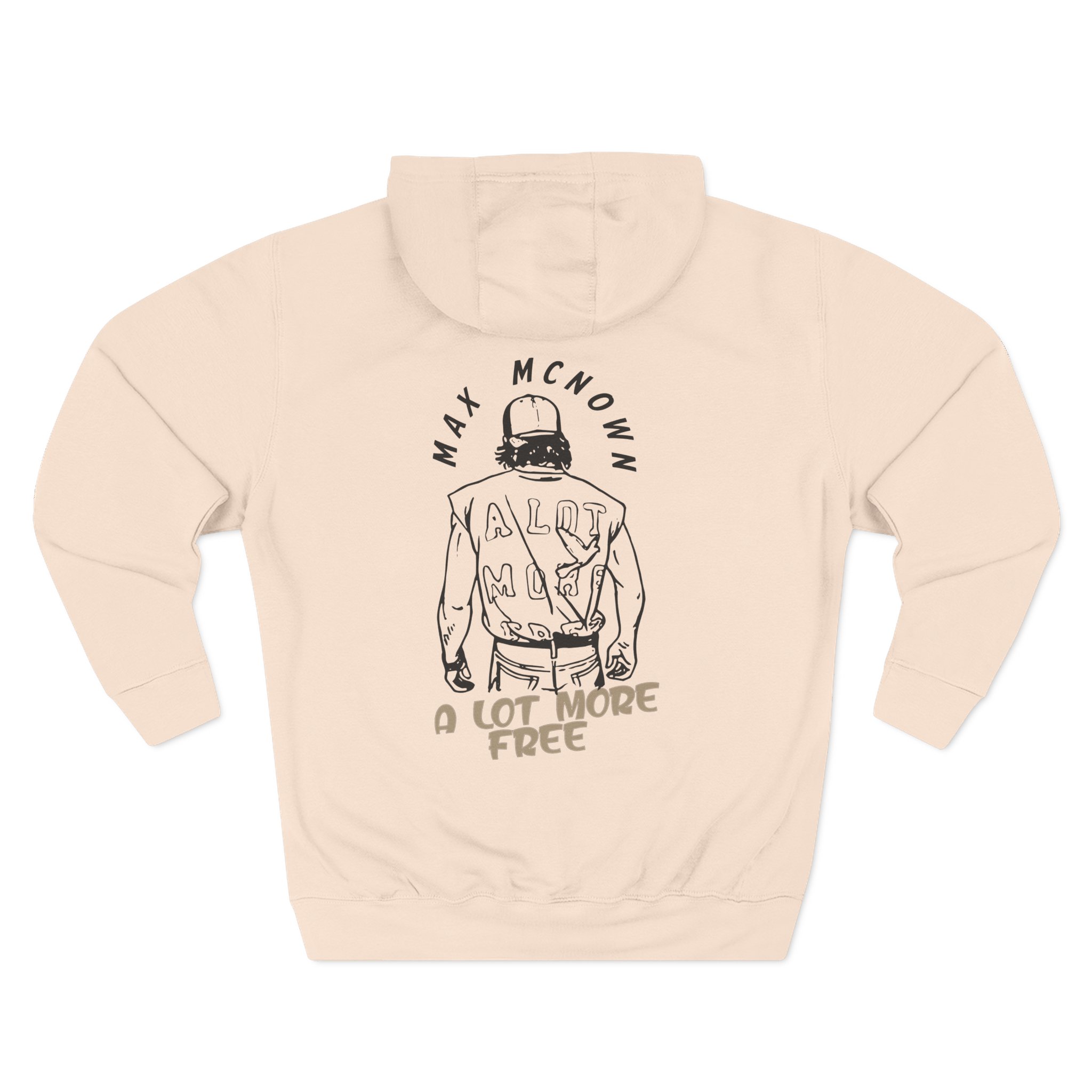 Max Mcnown Illustrated Sketch Three-Panel Fleece Hoodie