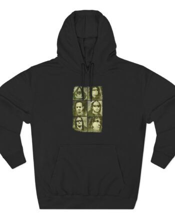 Overkill Faces Three-Panel Fleece Hoodie