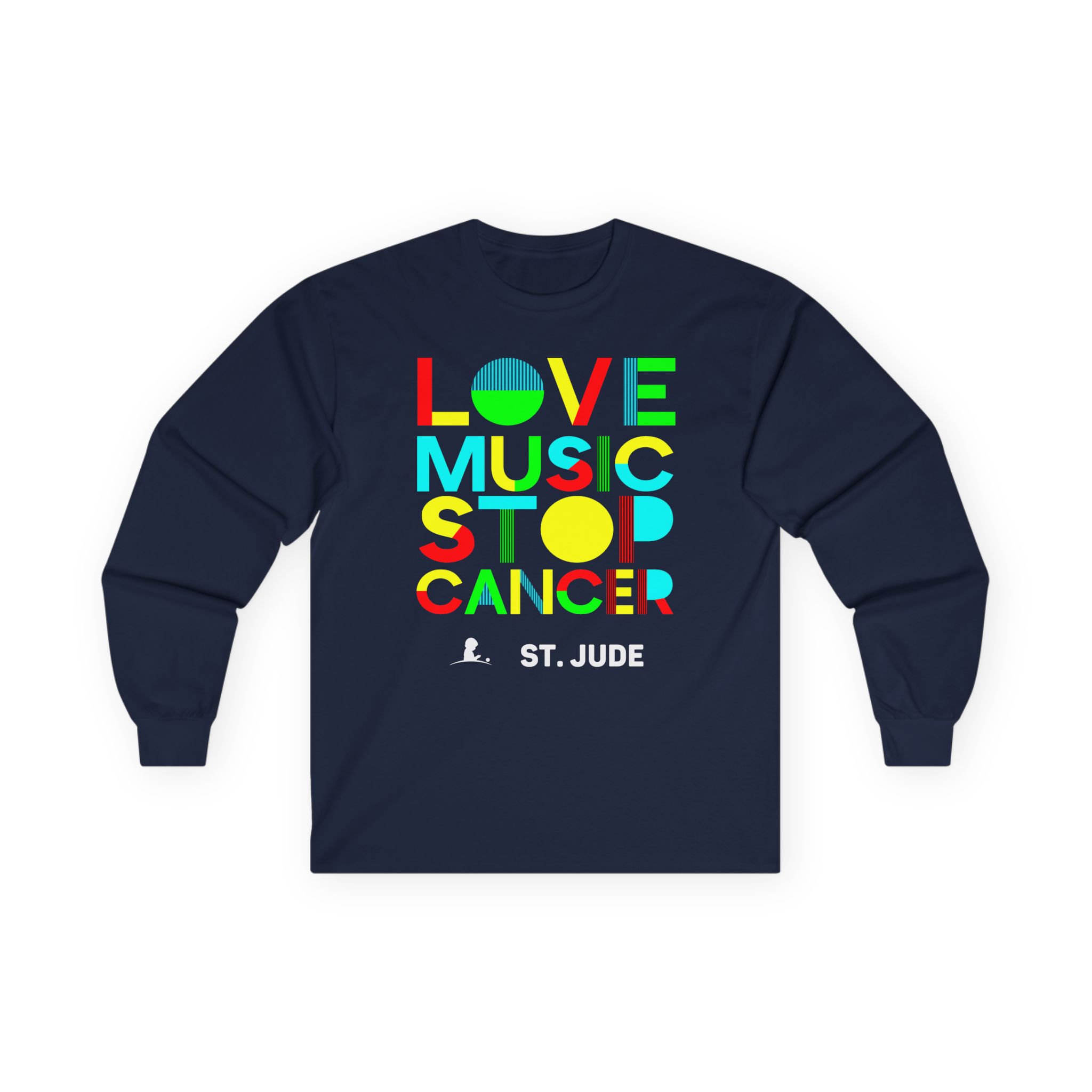 Liquid Stranger Love Music Stop Cancer Unisex Ultra Cotton Long Sleeve Tee
