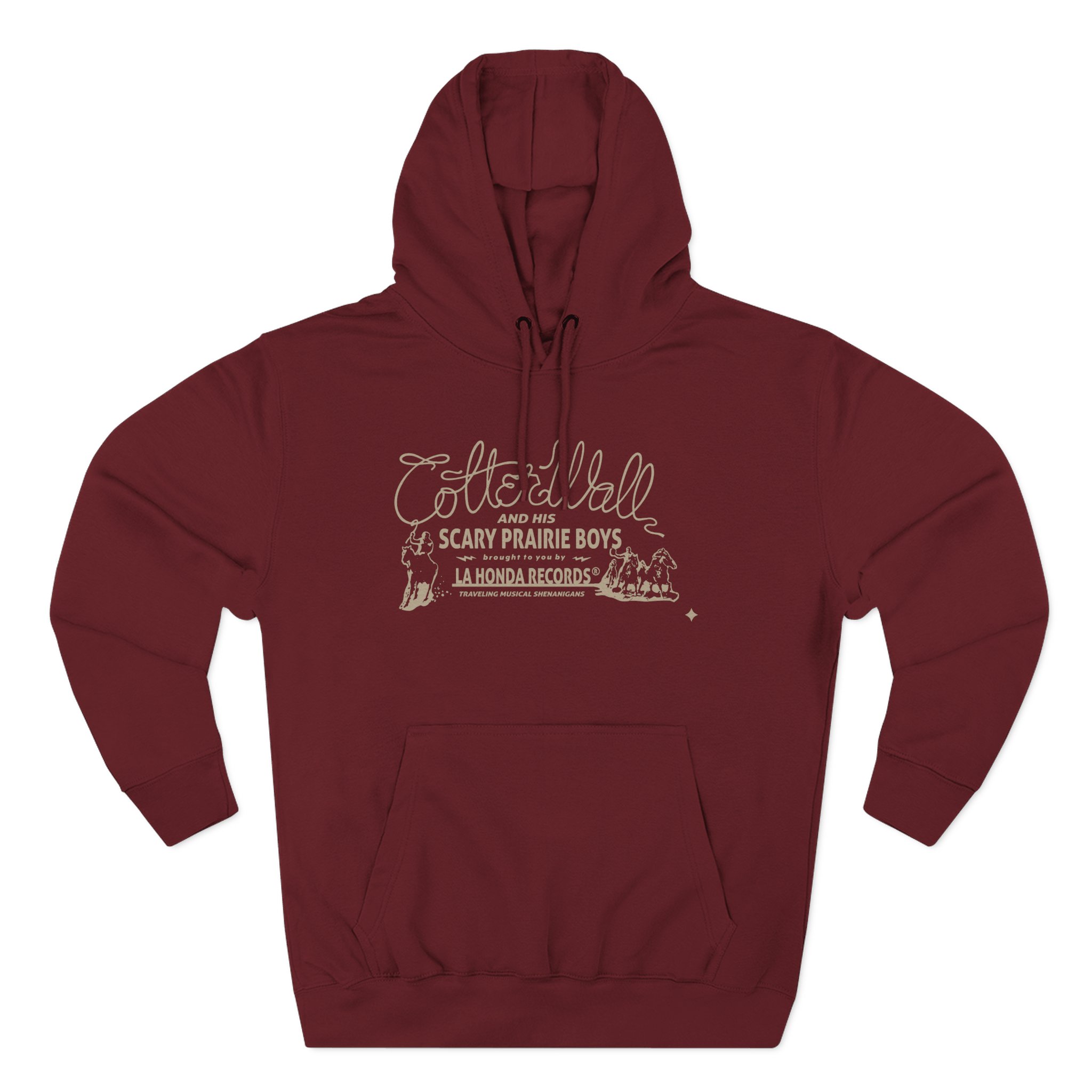Colter Wall & His Scary Prairie Boys Three-Panel Fleece Hoodie