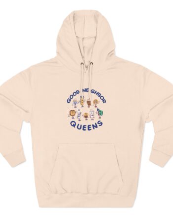 Good Neighbours Queens LS Three-Panel Fleece Hoodie